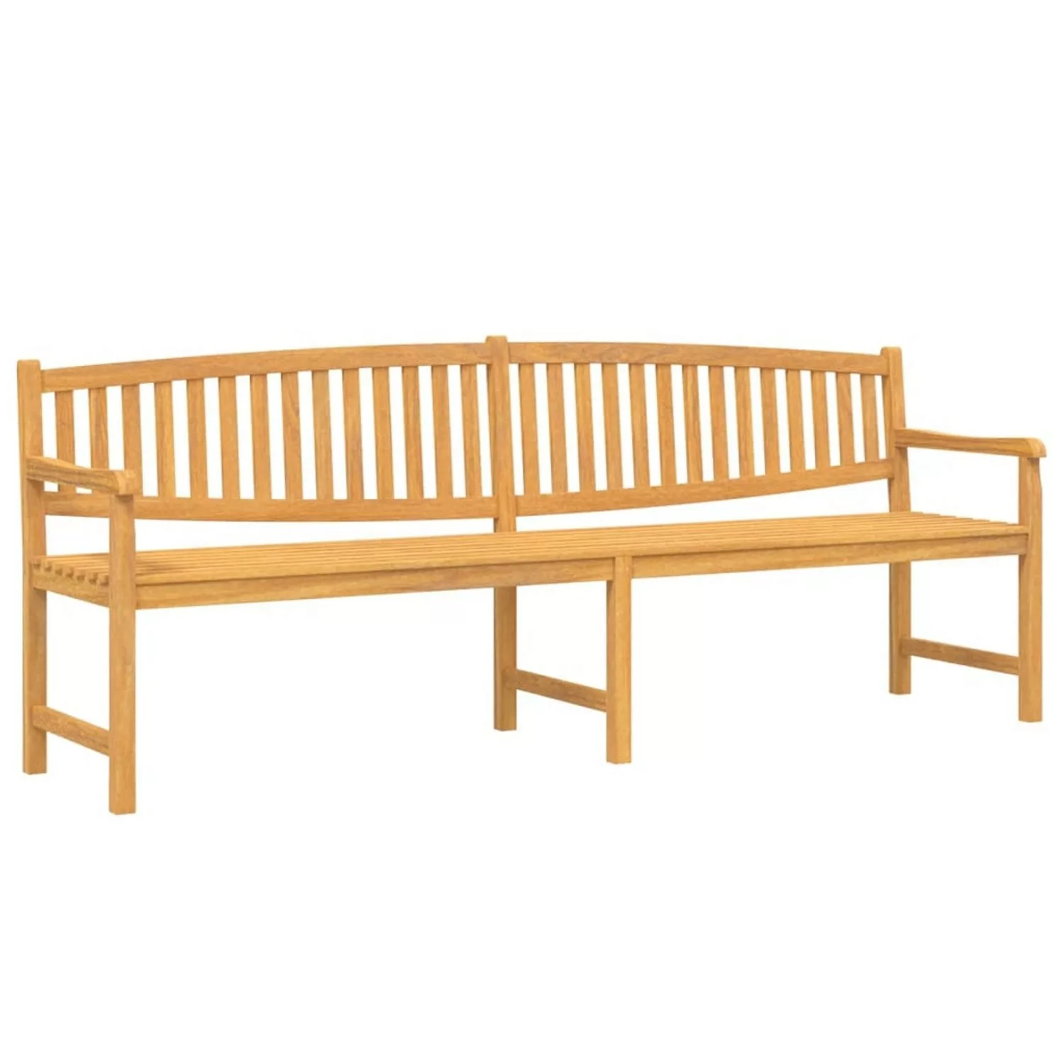 VidaXL Gartenbank 228x59,5x90 cm Massivholz Teak günstig online kaufen