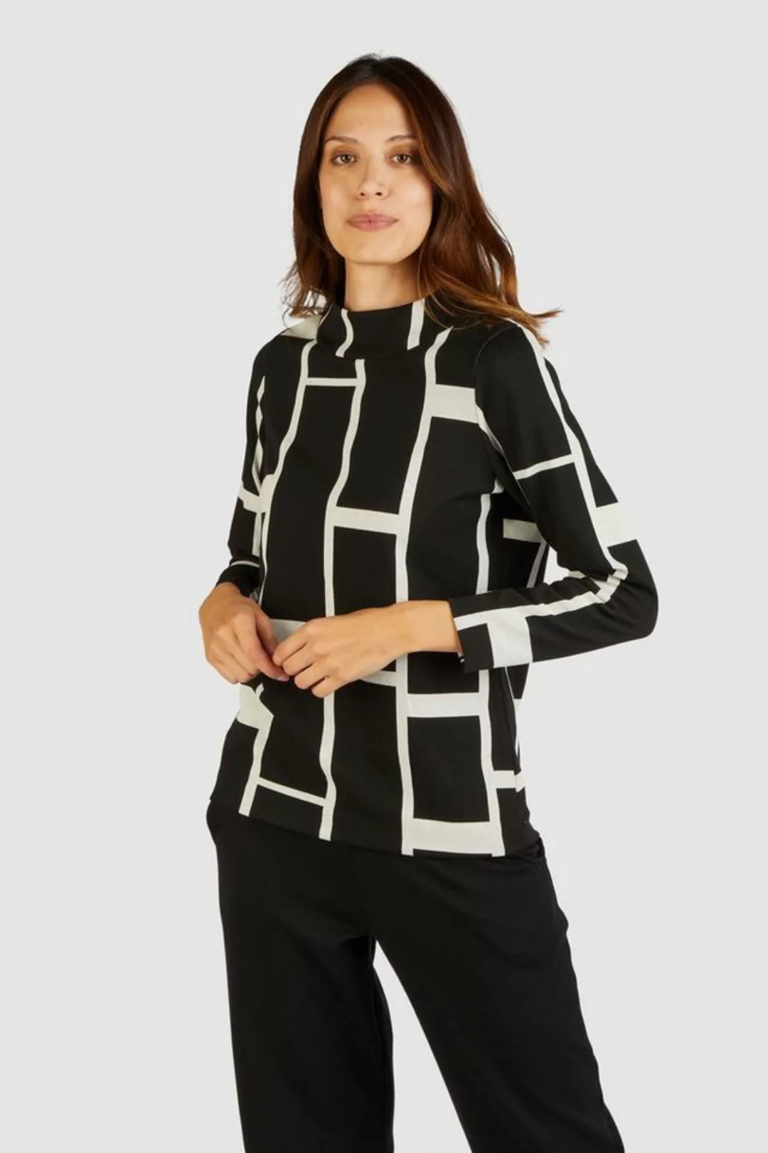 seeyou Longshirt mit Jacquard günstig online kaufen