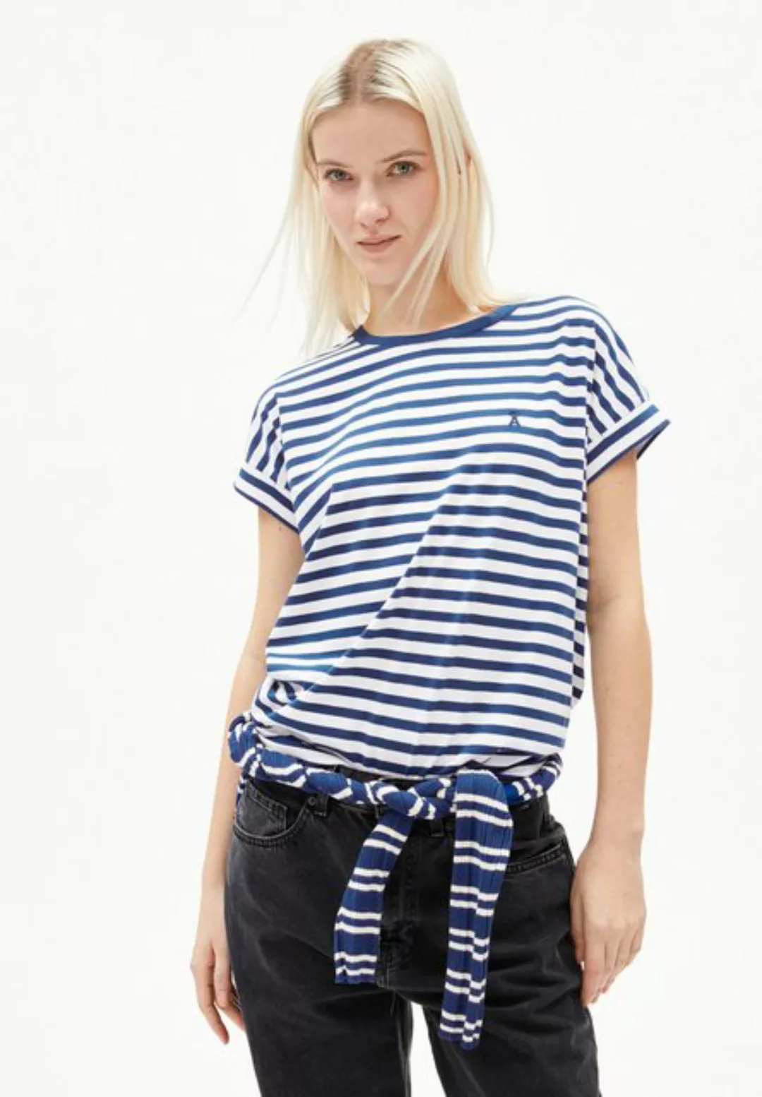 Armedangels T-Shirt IDAARA STRIPES Damen T-Shirt aus Bio-Baumwolle (1-tlg) günstig online kaufen