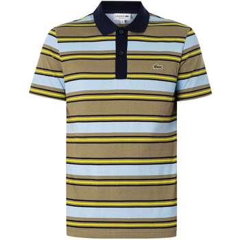 Lacoste  Poloshirt Gestreiftes Poloshirt aus Baumwolle im Regular Fit günstig online kaufen