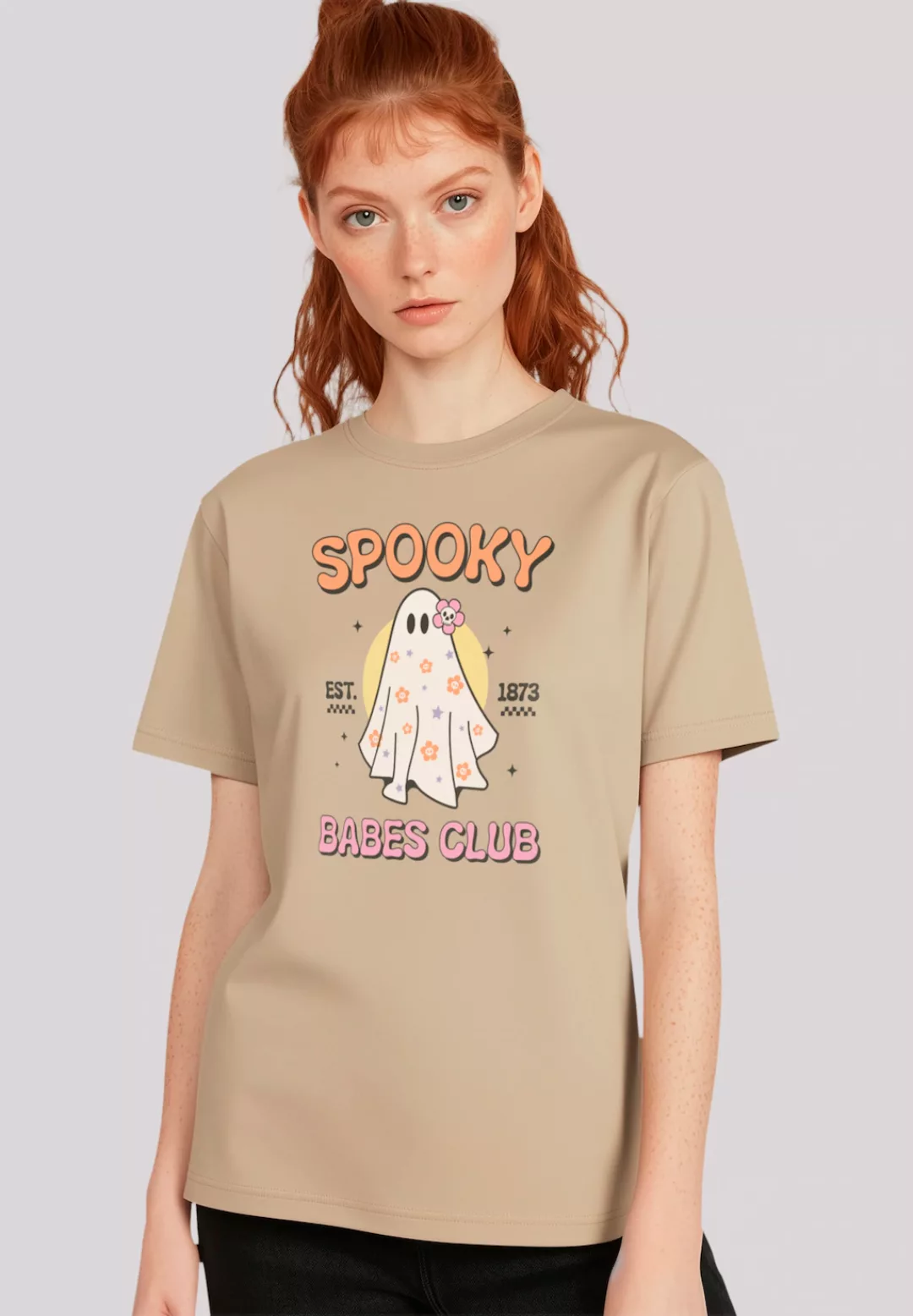 F4NT4STIC T-Shirt "Retro Halloween Spooky Babes Club", Premium Qualität, Ha günstig online kaufen