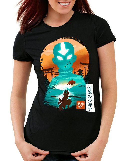 style3 T-Shirt Aang Element avatar anime japan manga last airbender günstig online kaufen