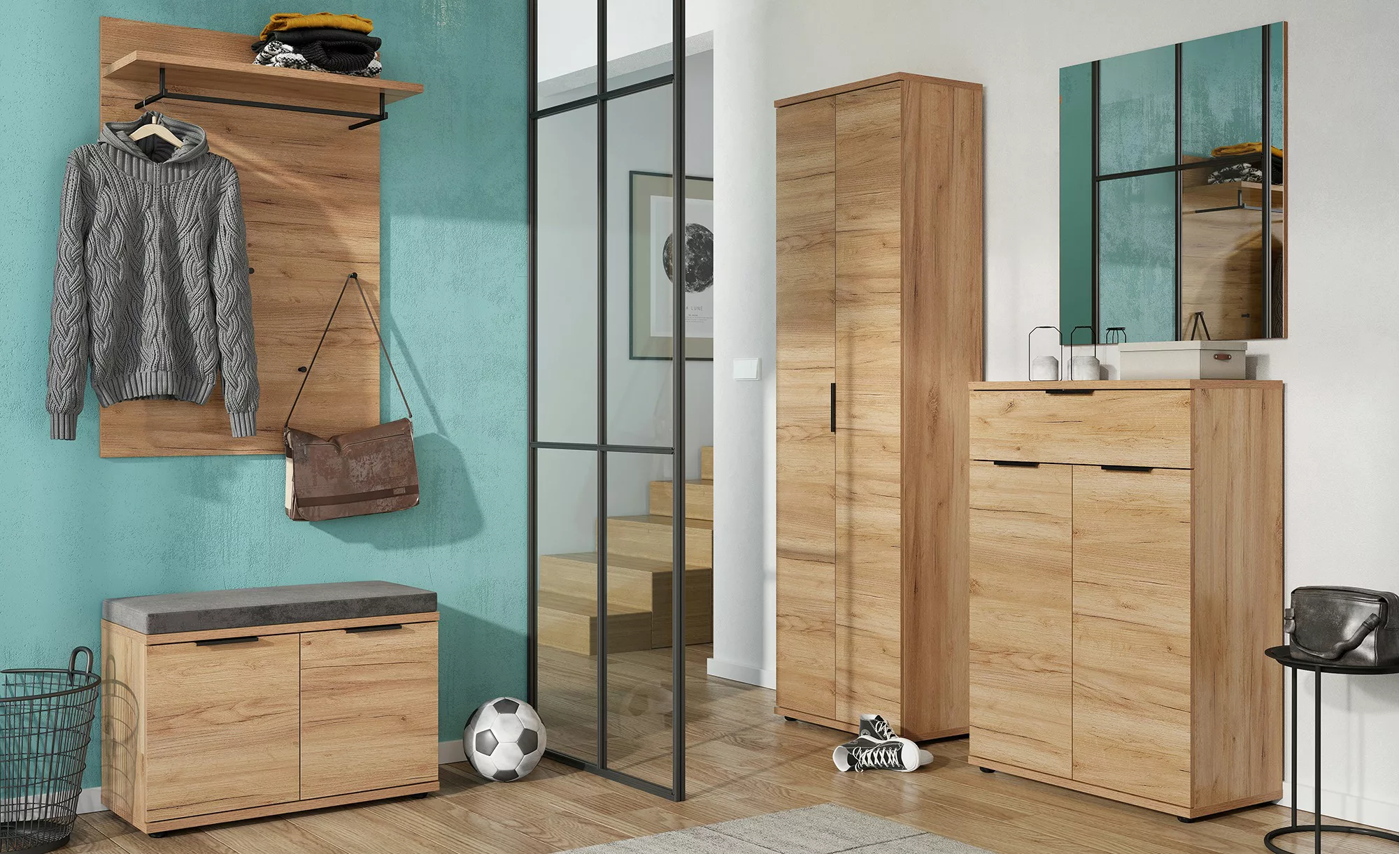 uno Spiegel 74 x 80 cm Padua ¦ holzfarben ¦ Holzwerkstoff ¦ Maße (cm): B: 7 günstig online kaufen