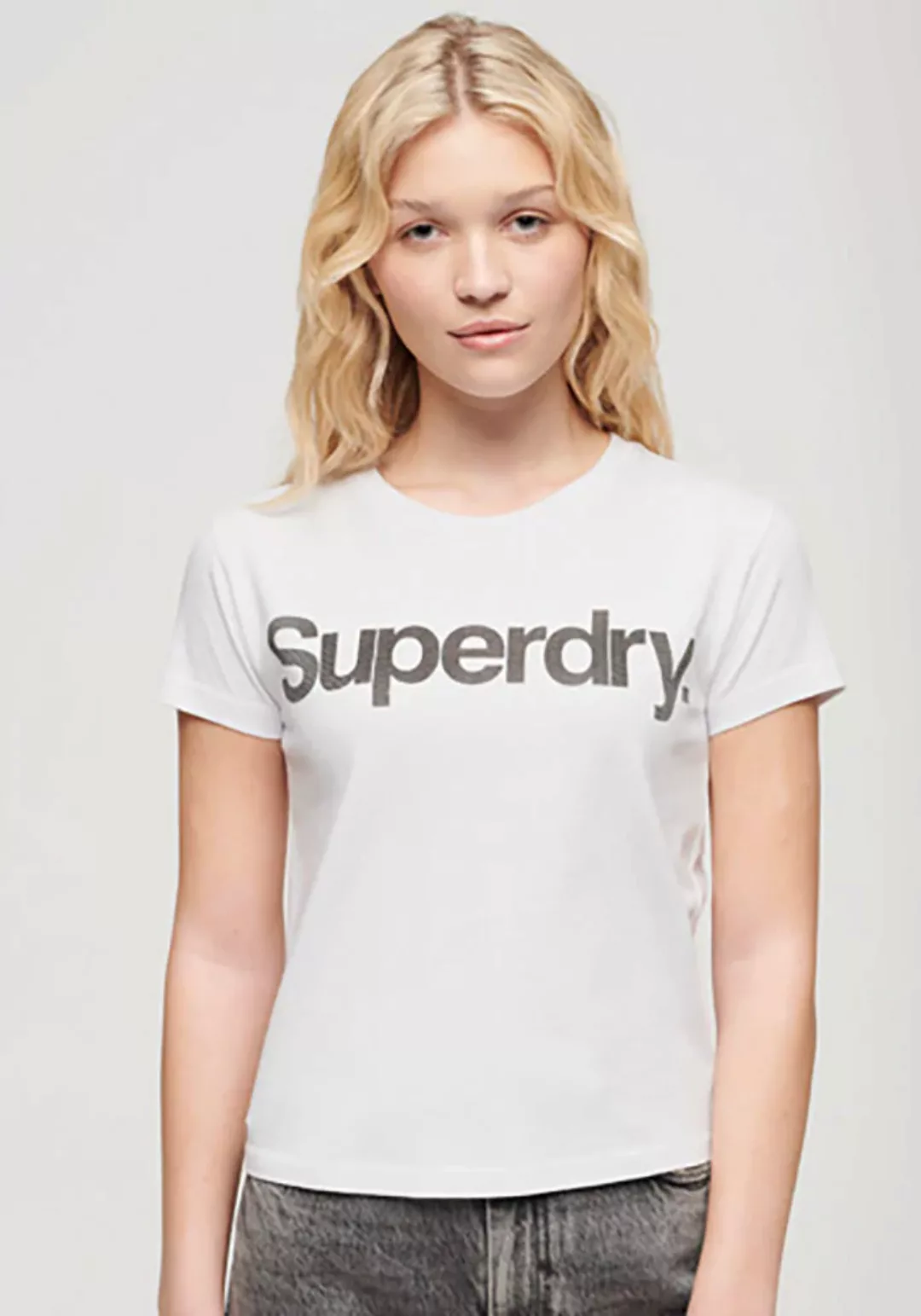 Superdry T-Shirt CORE LOGO CITY FITTED TEE günstig online kaufen