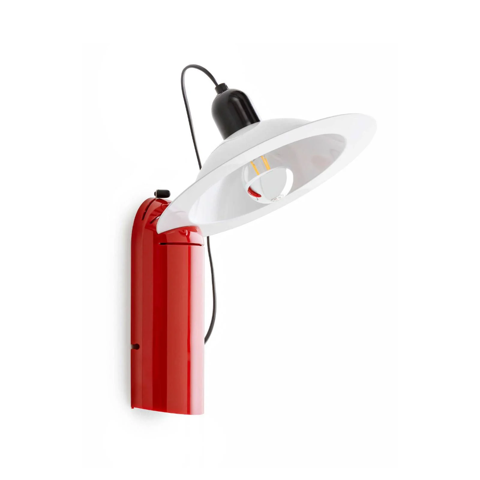 Stilnovo Lampiatta LED-Wand-/Tischleuchte, rot günstig online kaufen