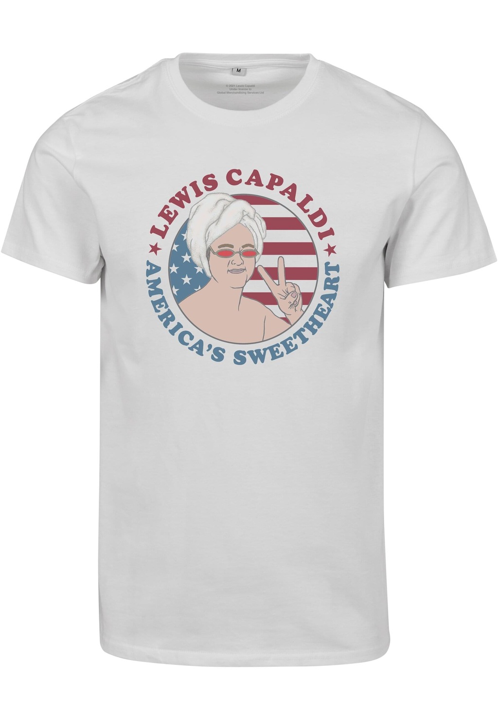 Merchcode T-Shirt "Merchcode Herren Lewis Capaldi Sweetheart Tour Front", ( günstig online kaufen