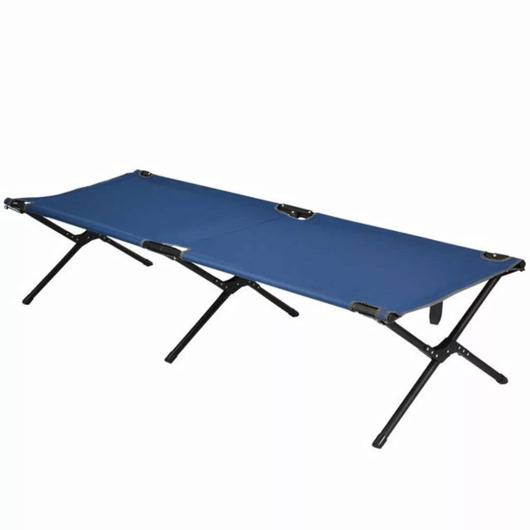 COSTWAY Campingliege Klappbett bis 136kg, mit Tragetasche, 190x67x42cm günstig online kaufen