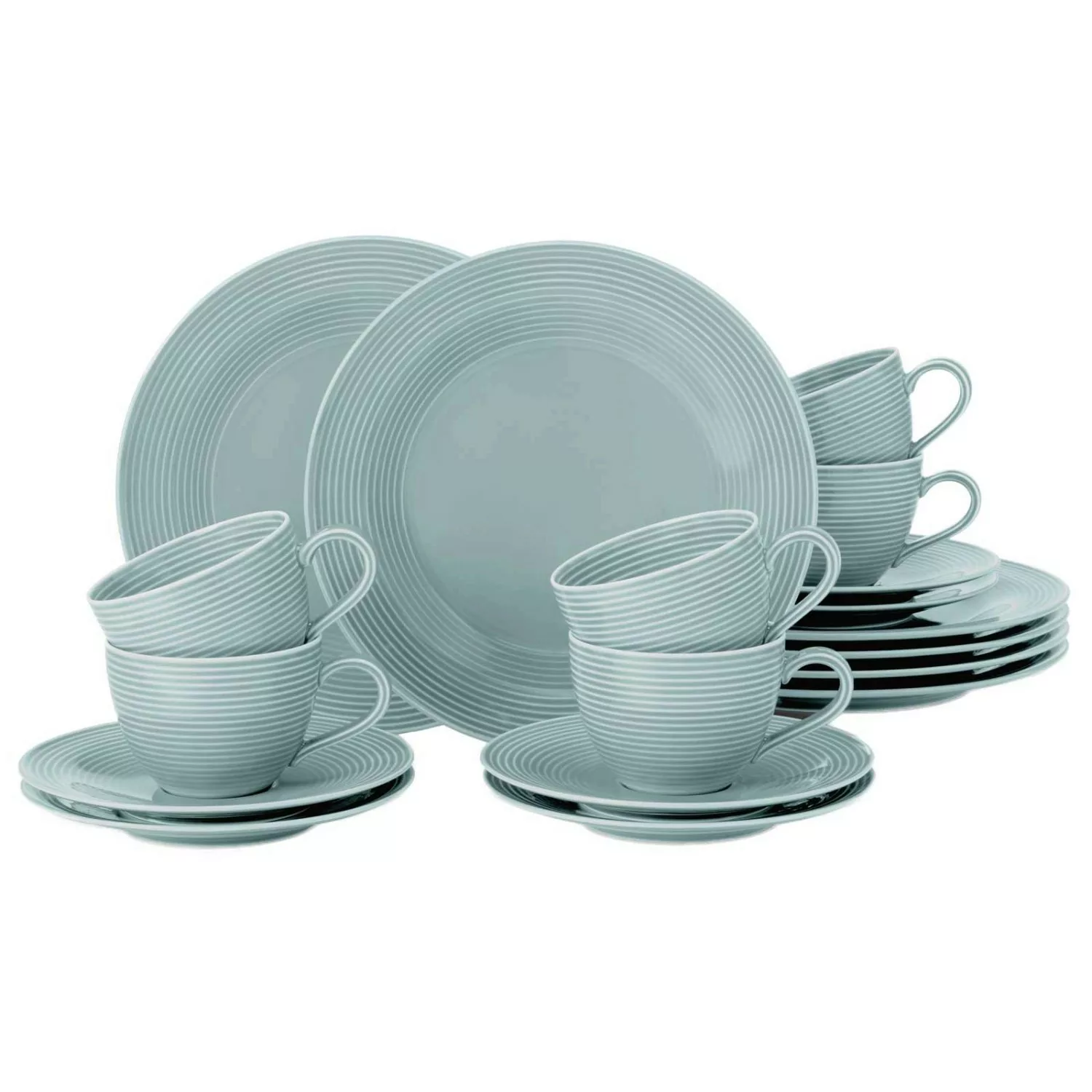 Seltmann Weiden Beat Coor Glaze Kaffeeservice 18-teilig Arktisblau günstig online kaufen