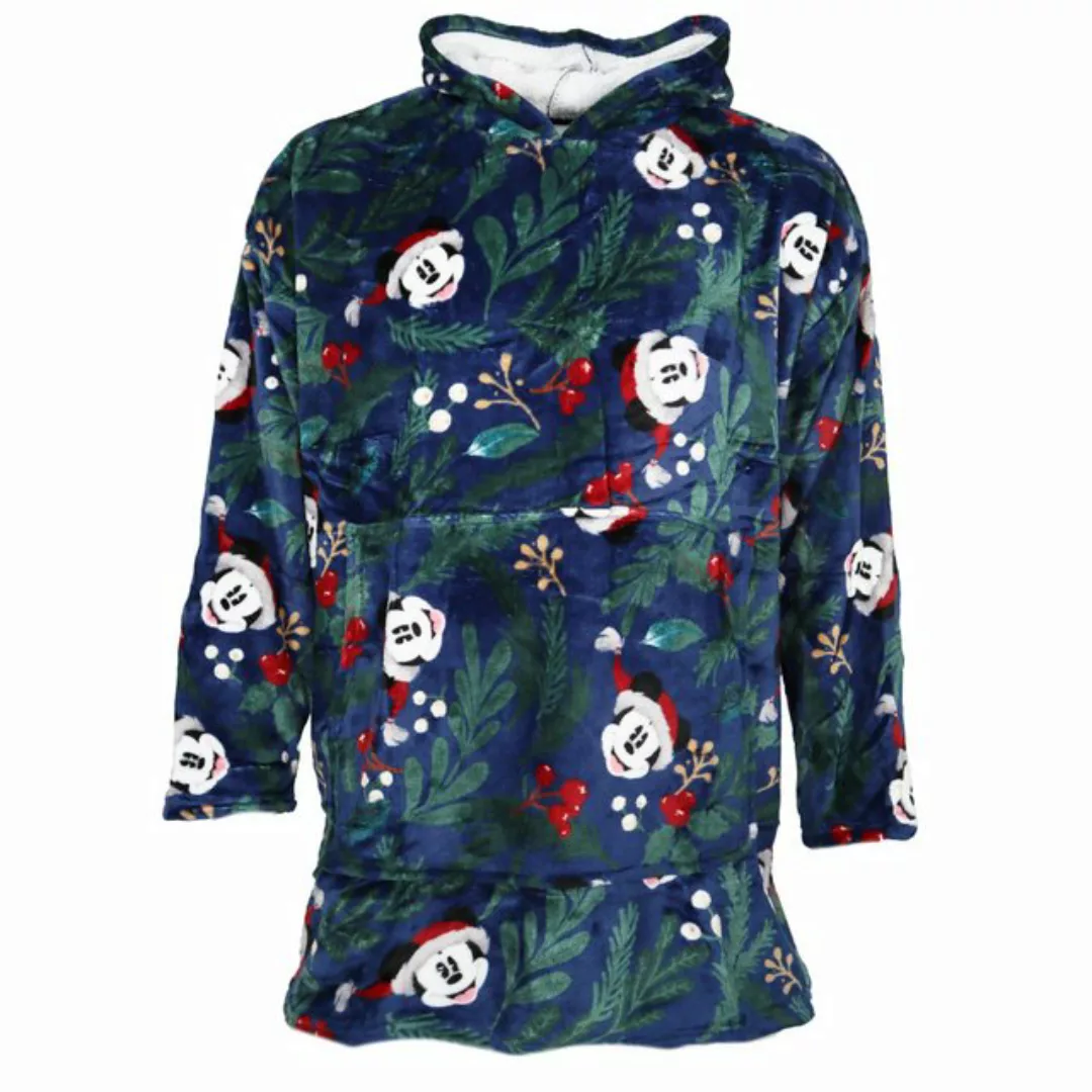 Disney Sweatponcho Disney Mickey Maus Kuschelponcho Kuscheldecke mit Ärmeln günstig online kaufen