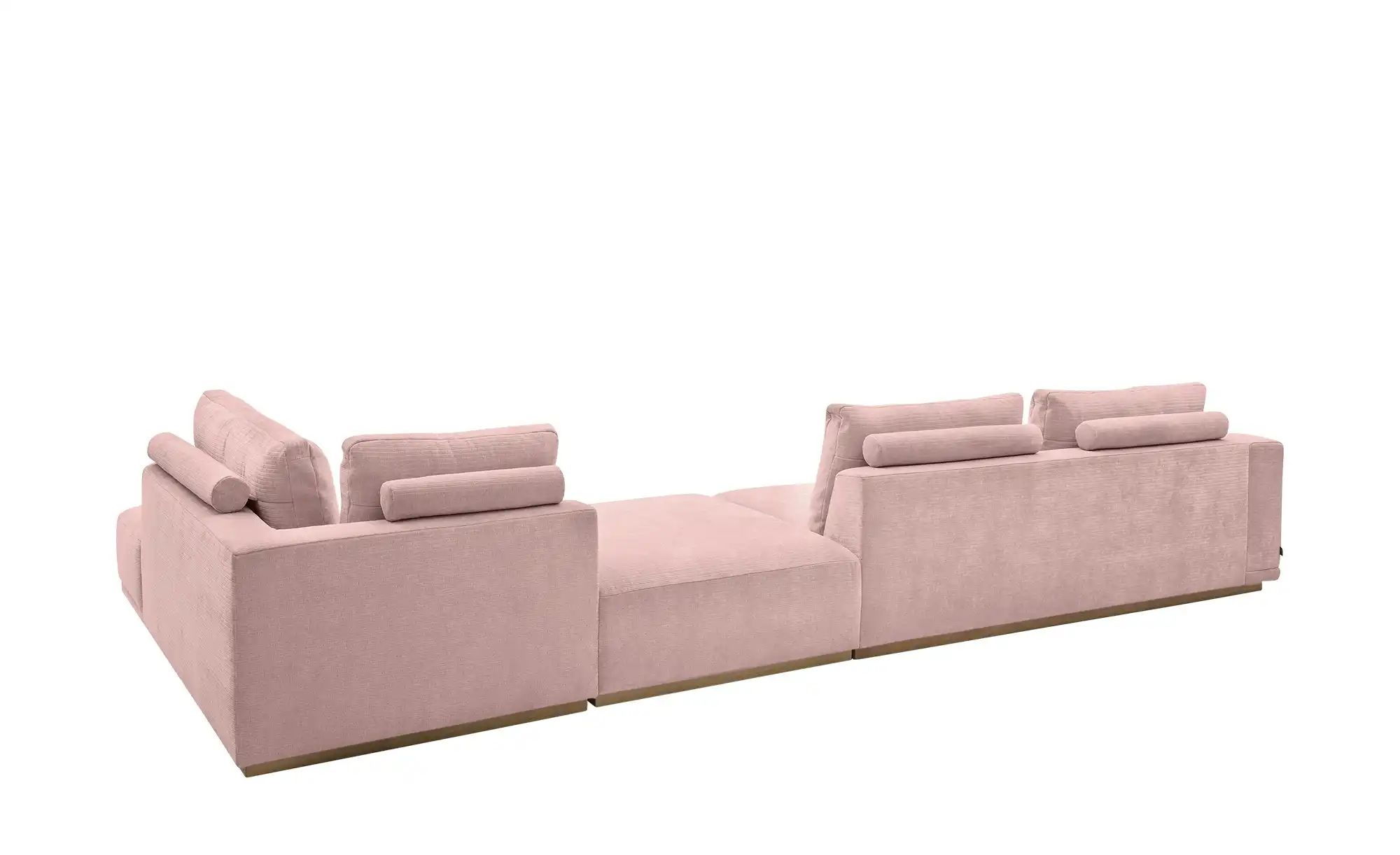 Musterring Ecksofa  JustB! PM200 ¦ rosa/pink ¦ Maße (cm): B: 395 H: 60 T: 2 günstig online kaufen