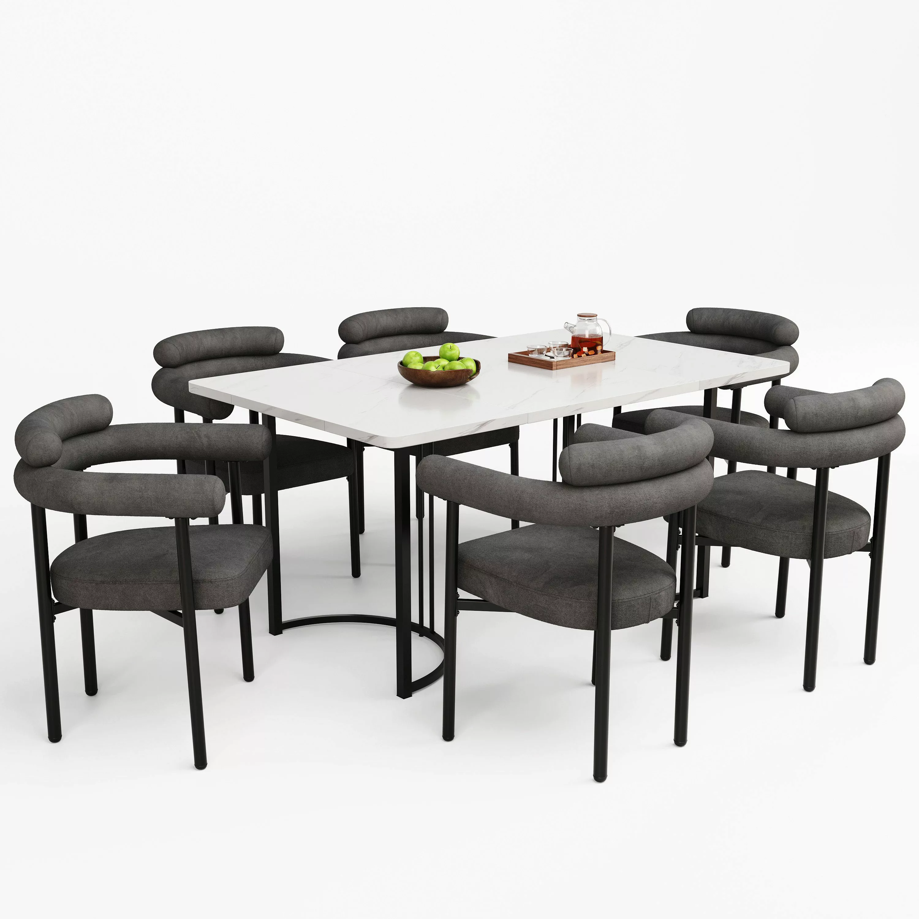 HAUSS SPOLE Esszimmerstuhl 6er Set bequeme günstig online kaufen