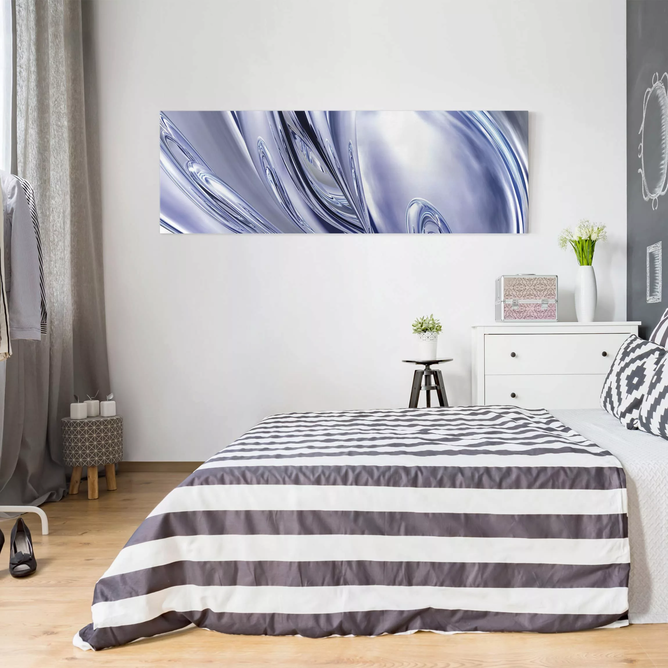 Leinwandbild Abstrakt - Panorama Lights günstig online kaufen