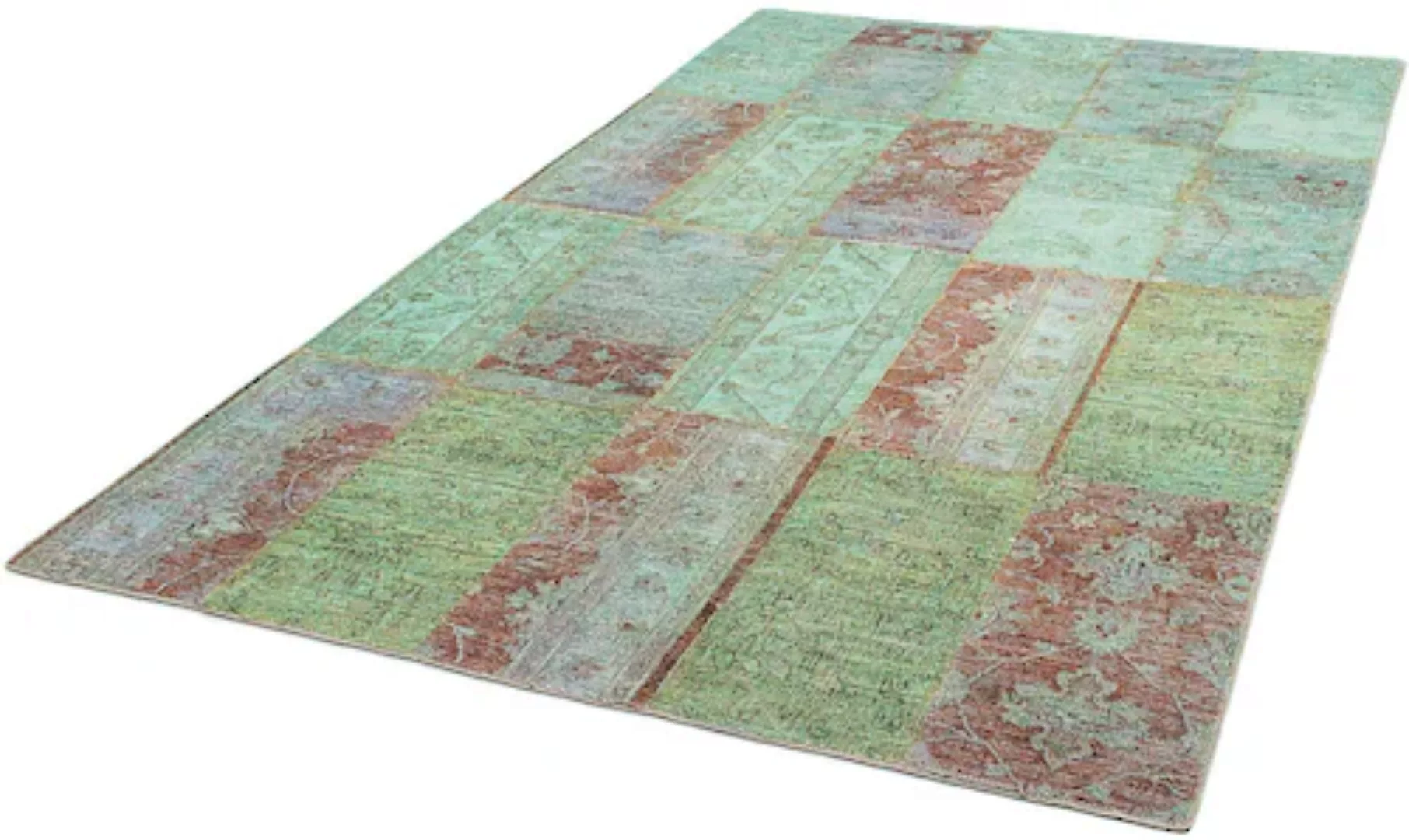 morgenland Wollteppich »Patchwork Patchwork 275 x 182 cm«, rechteckig günstig online kaufen