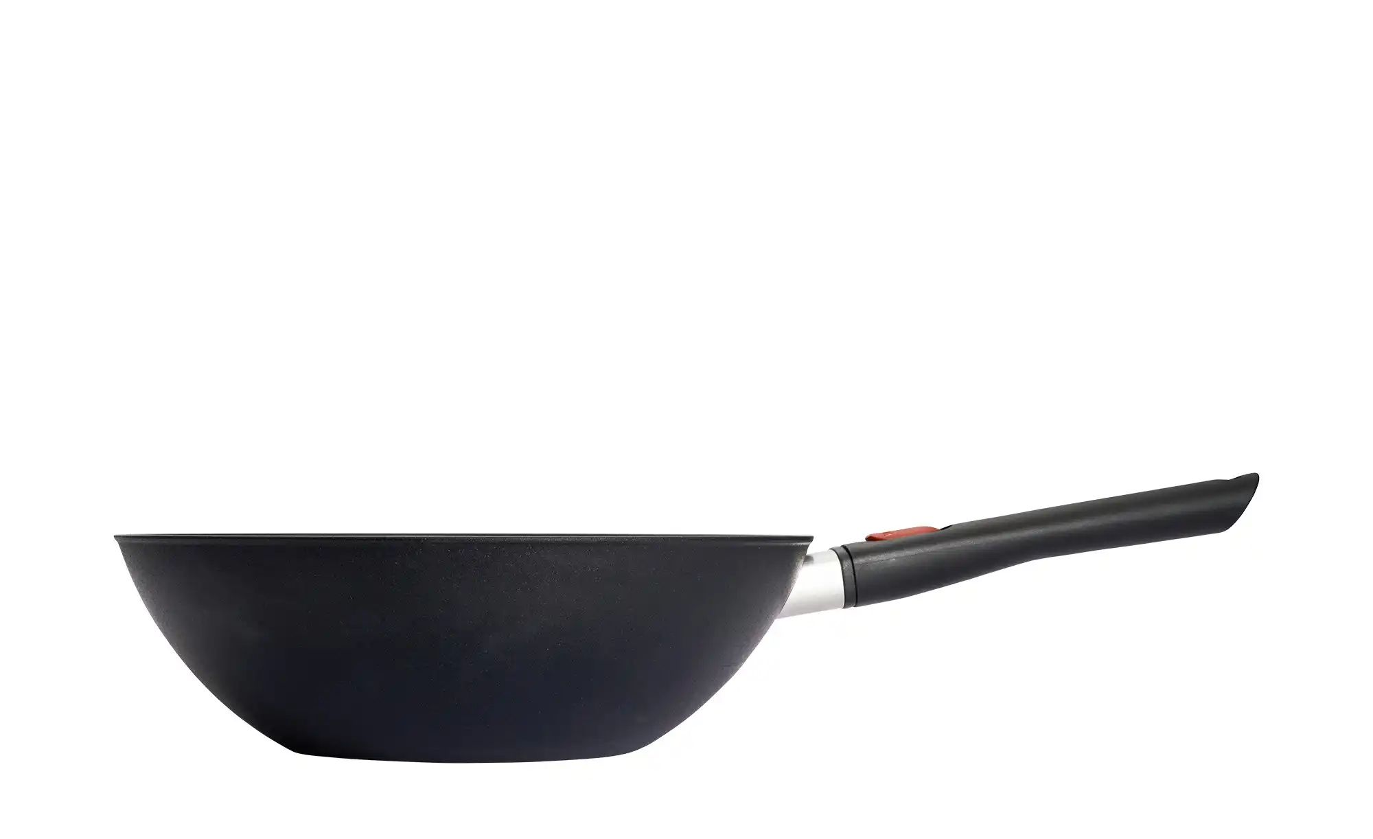 WOLL Wok Ø 30 cm  ¦ schwarz ¦ Aluminium ¦ Maße (cm): H: 10  Ø: 30 Töpfe & P günstig online kaufen