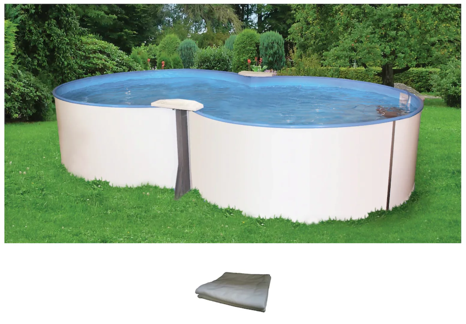 my POOL BWT Achtformpool "Premium", (Set), 2-tlg., BxLxH: 360x625x135 cm günstig online kaufen