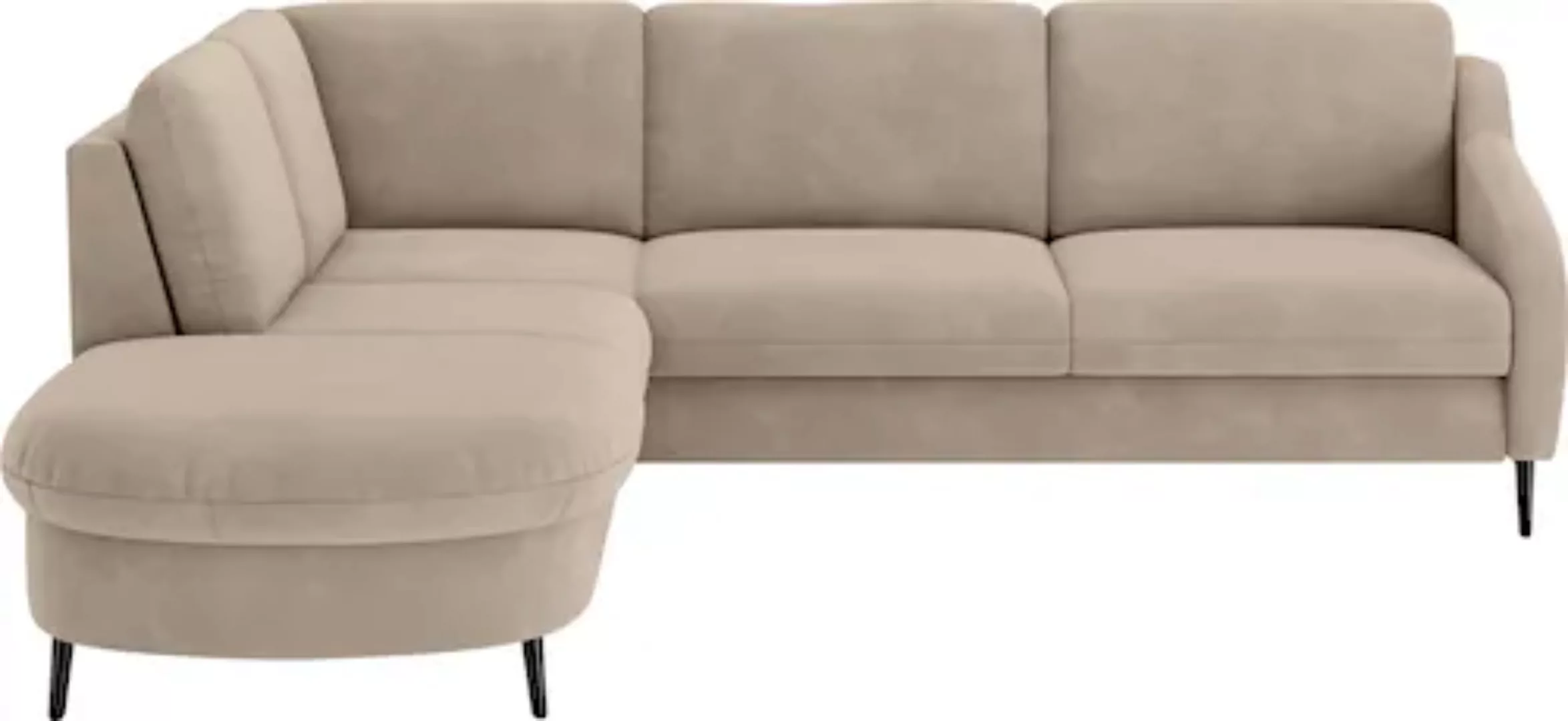 sit&more Ecksofa »Soul L-Form«, wahlweise mit Bettfunktion und Bettkasten o günstig online kaufen