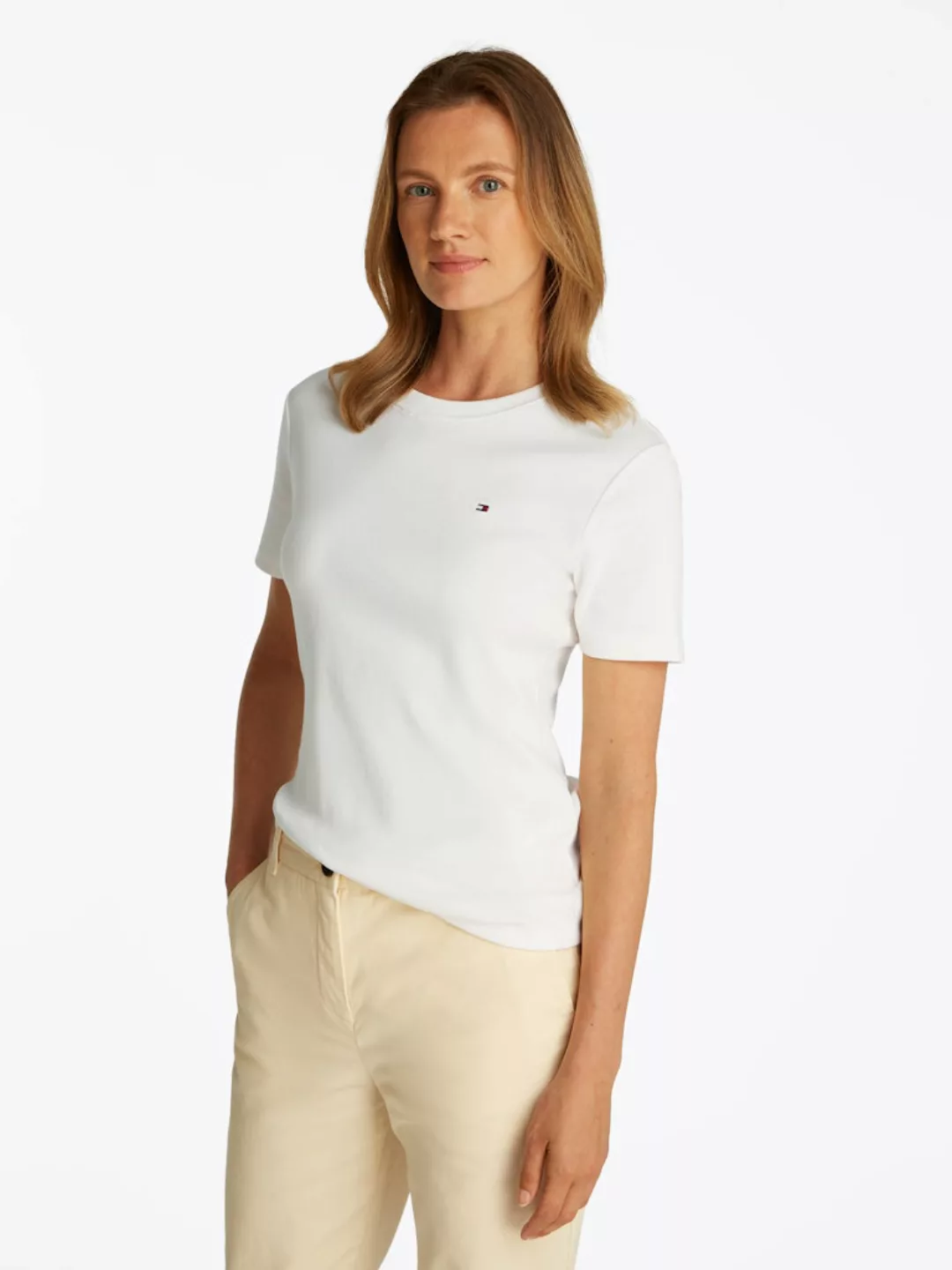 Tommy Hilfiger Damen T-Shirt Ww0ww40587 günstig online kaufen