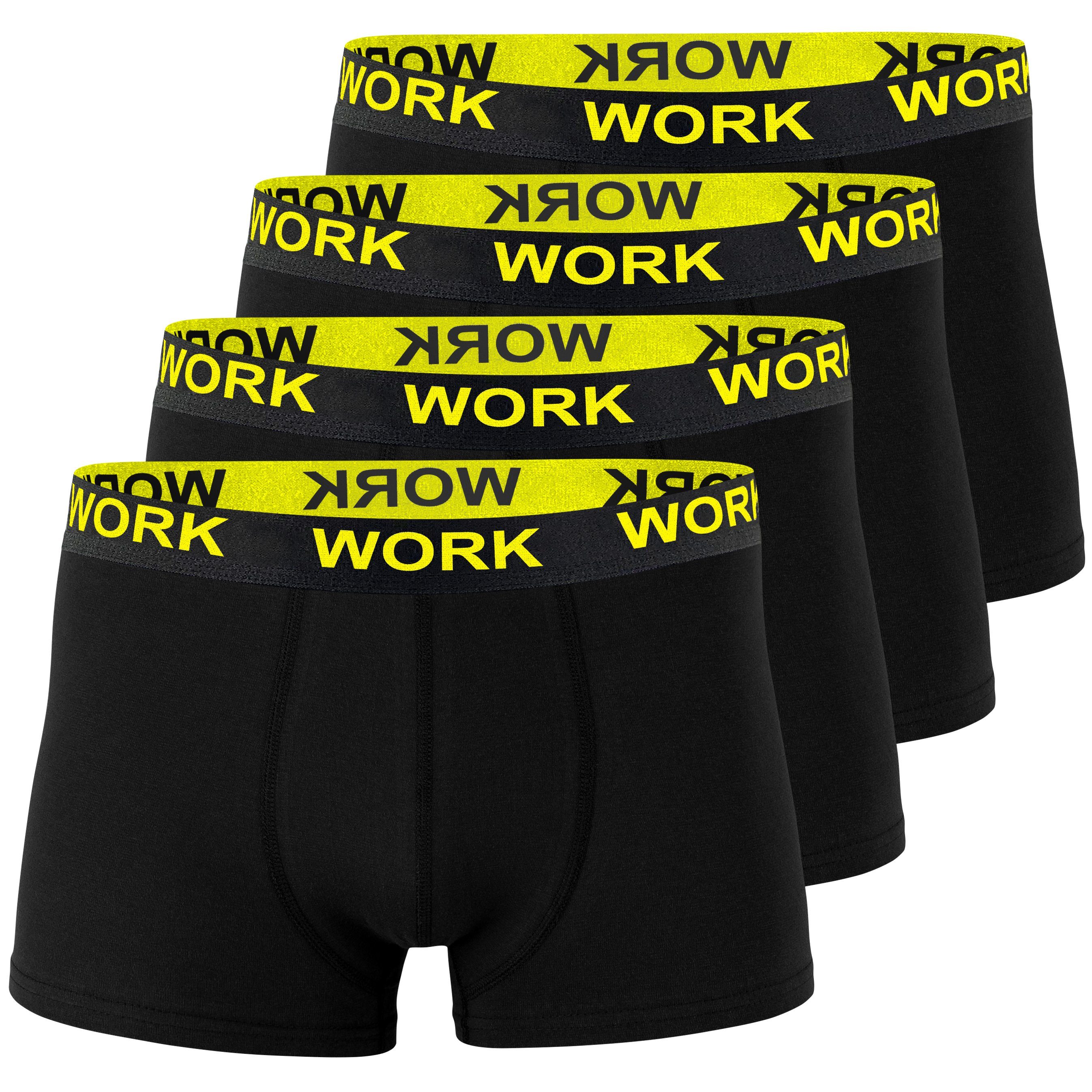 Cotton Prime® Boxershorts Hipster WORK (4-St) günstig online kaufen