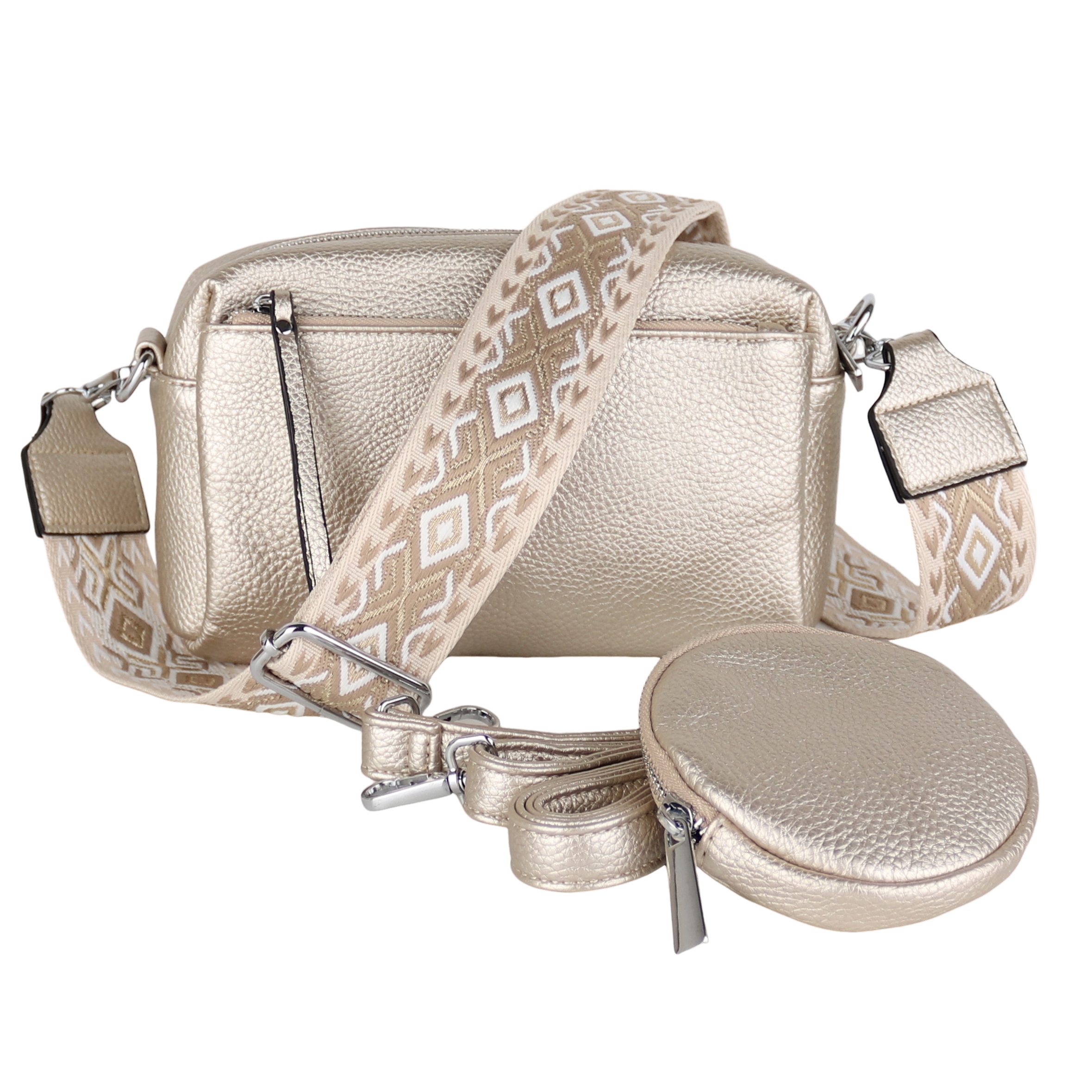 MIRROSI Umhängetasche Damen, Veganleder Crossbody Tasche günstig online kaufen