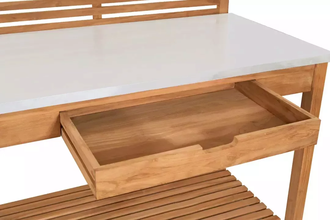 Pflanztisch Hampton Teak mit Schublade günstig online kaufen