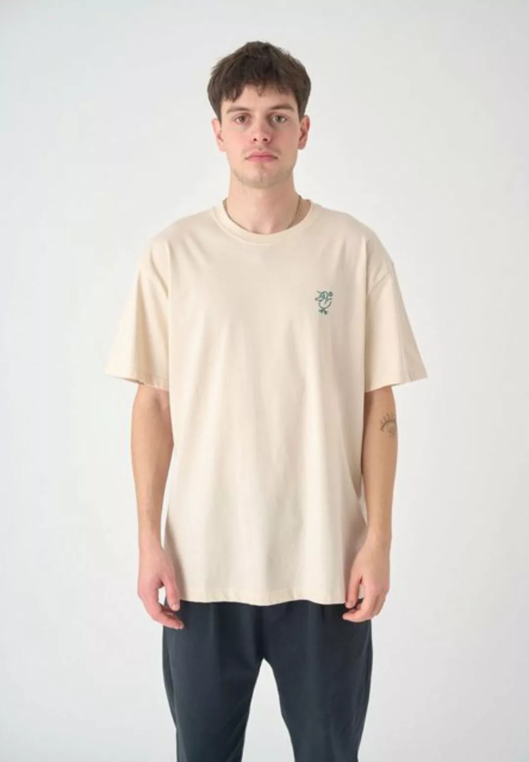 Cleptomanicx T-Shirt Sketch Gull - raw undyed günstig online kaufen