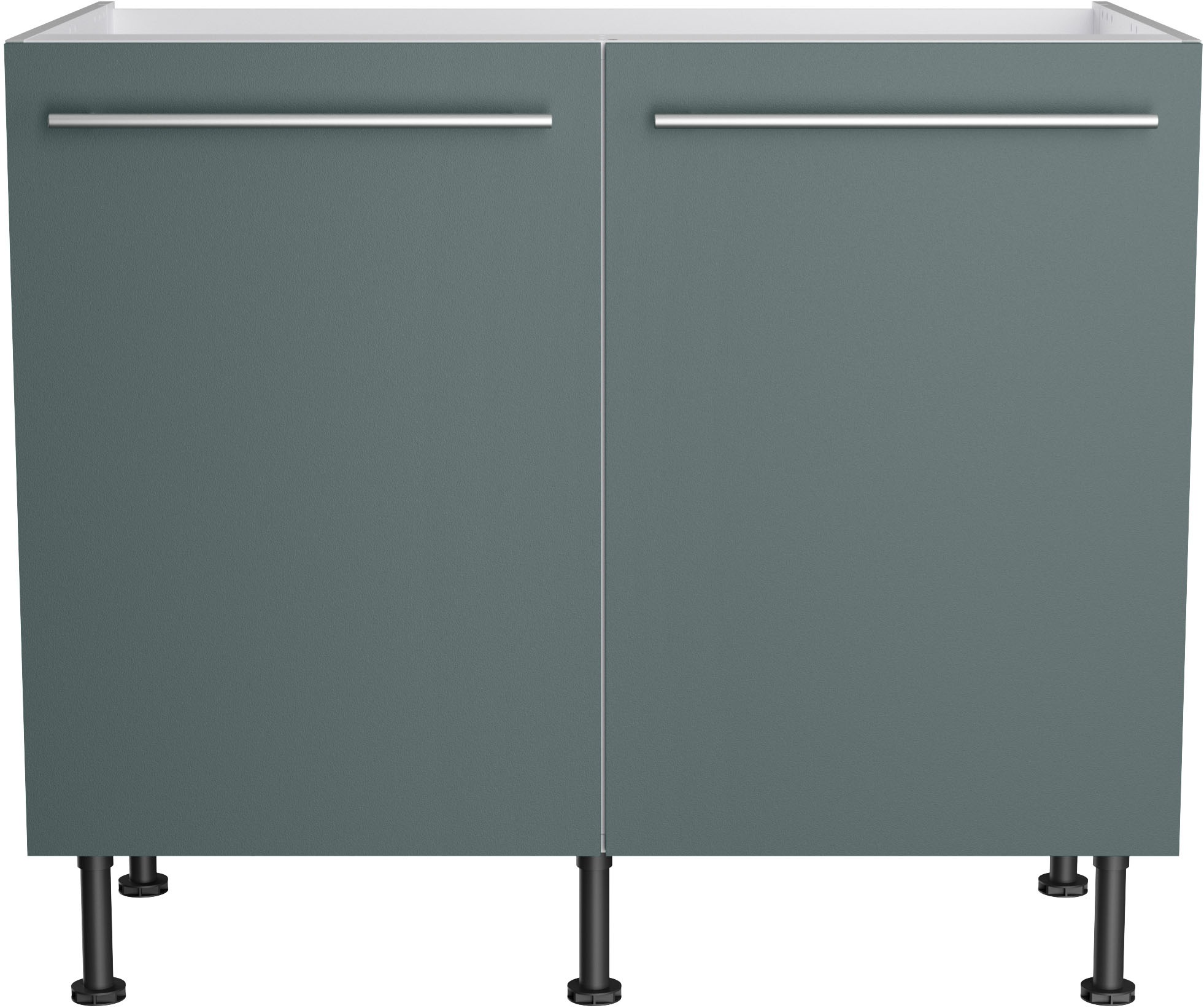 KOCHSTATION Spülenschrank "KS-Bern2", Breite 100 cm, 2 Türen günstig online kaufen