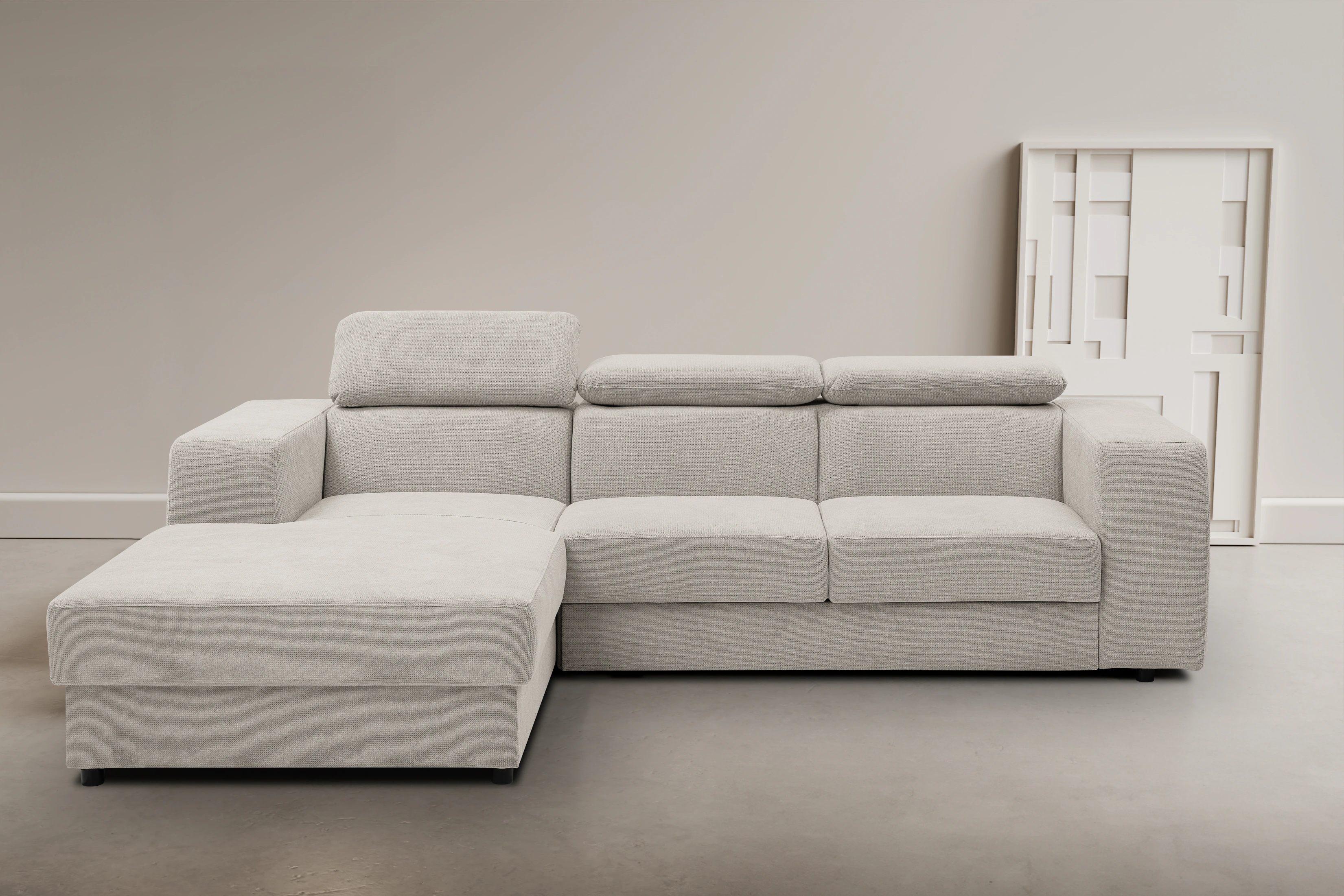 WERK2 Ecksofa "Cherry, modernes Sofa mit Komfortfunktionen, Breite 270cm, L günstig online kaufen