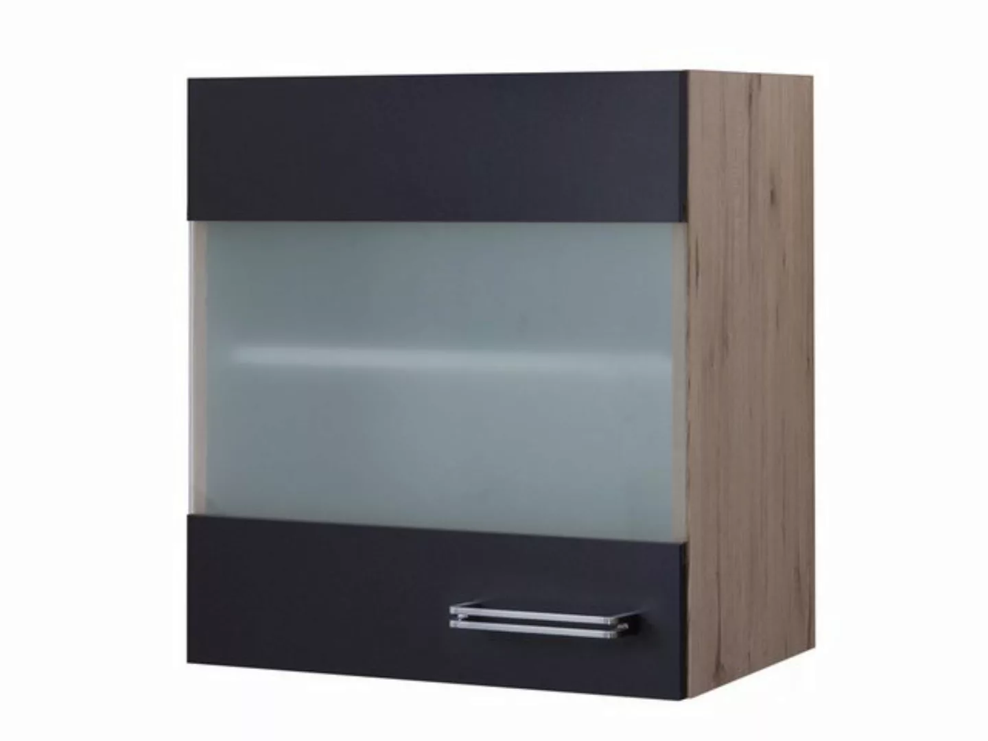 Flex-Well Glashängeschrank Glashängeschrank Küche - 50 cm breit - Milchglas günstig online kaufen