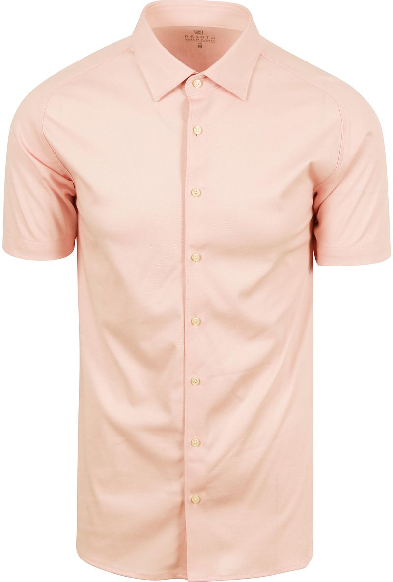 Desoto Short Sleeve Jersey Hemd Apricot Rosa - Größe S günstig online kaufen