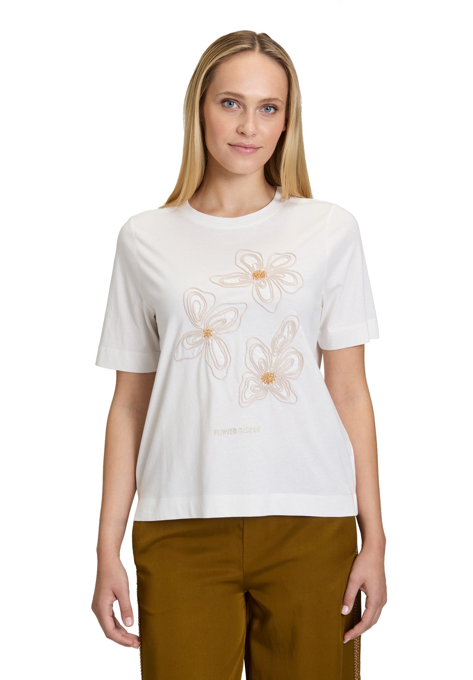 Cartoon Kurzarmshirt Cartoon Damen Baumwollshirt mit günstig online kaufen