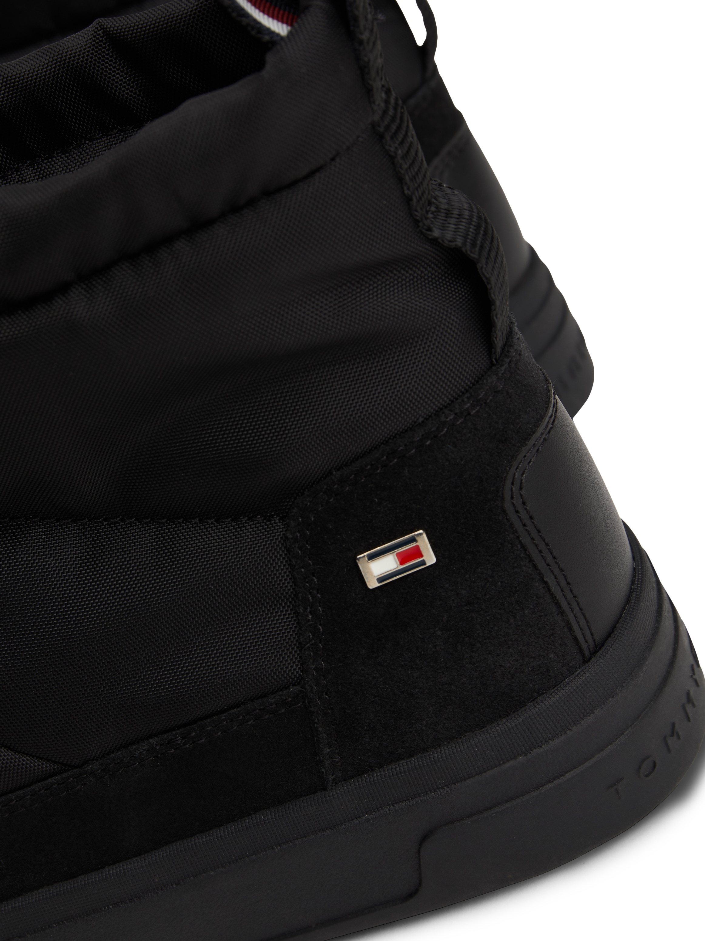 Tommy Hilfiger Snowboots "FLAG NYLON MINI SNOWBOOT", Plateau, Winterboots, günstig online kaufen