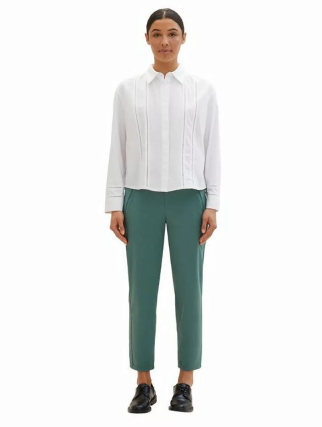 TOM TAILOR Stoffhose loose fit pants, Sea Pine Green günstig online kaufen
