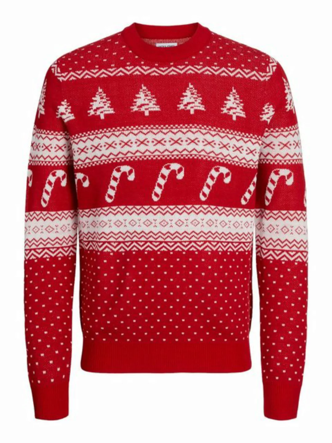 Jack & Jones Strickpullover JJXMAS GABRIEL KNIT CREW NECK günstig online kaufen