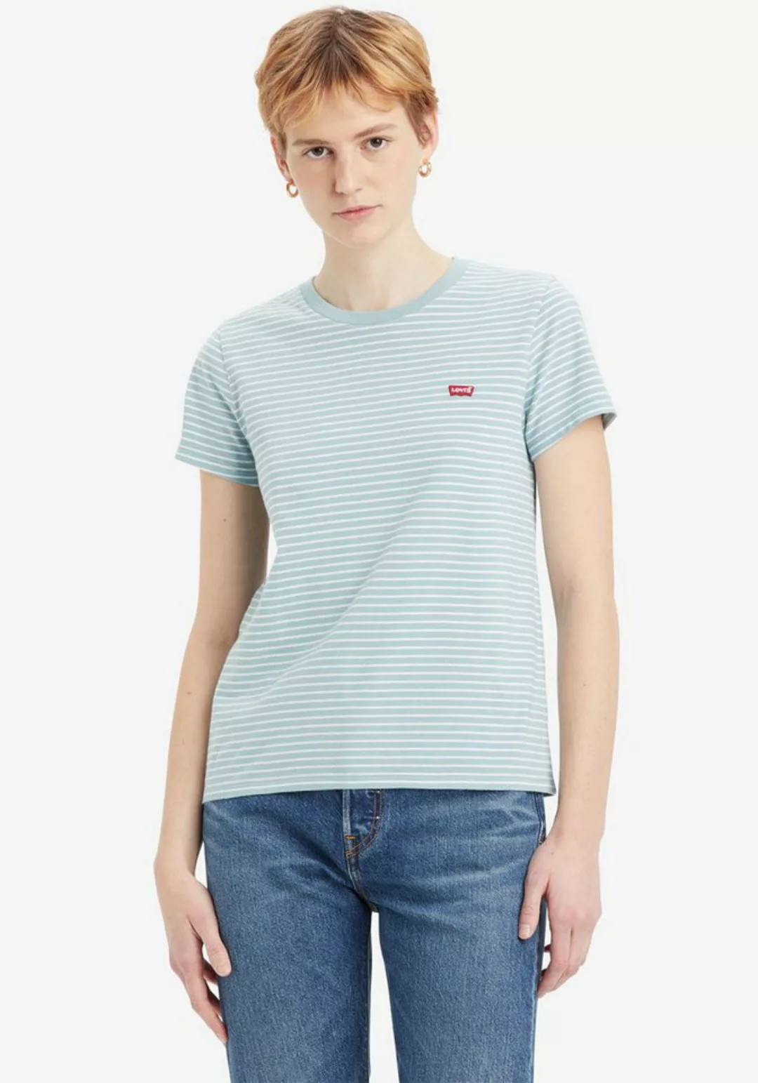 Levi's® T-Shirt The perfect Tee mit kleiner Logo-Stickerei günstig online kaufen