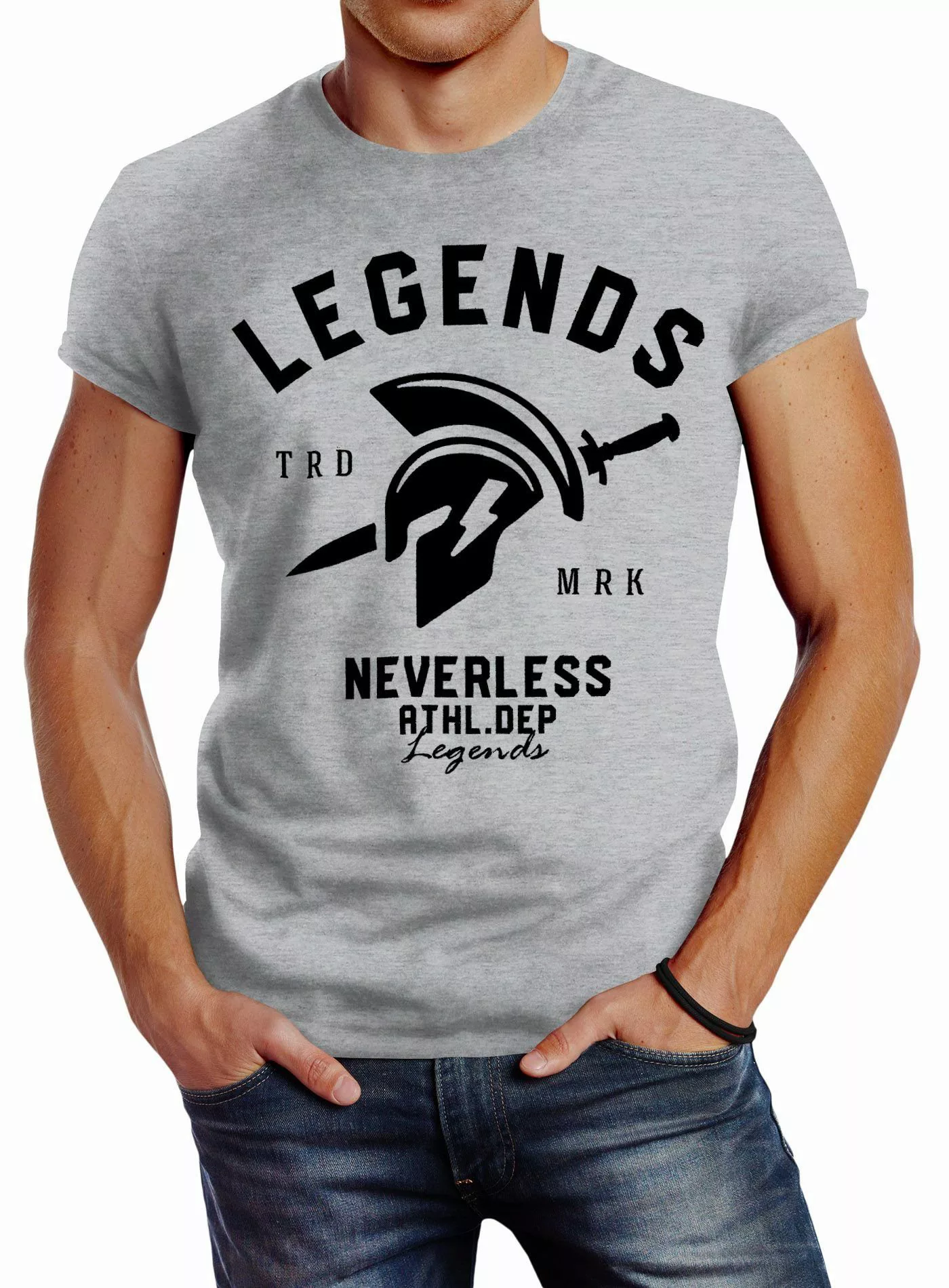 Neverless Print-Shirt Cooles Herren T-Shirt Legends günstig online kaufen