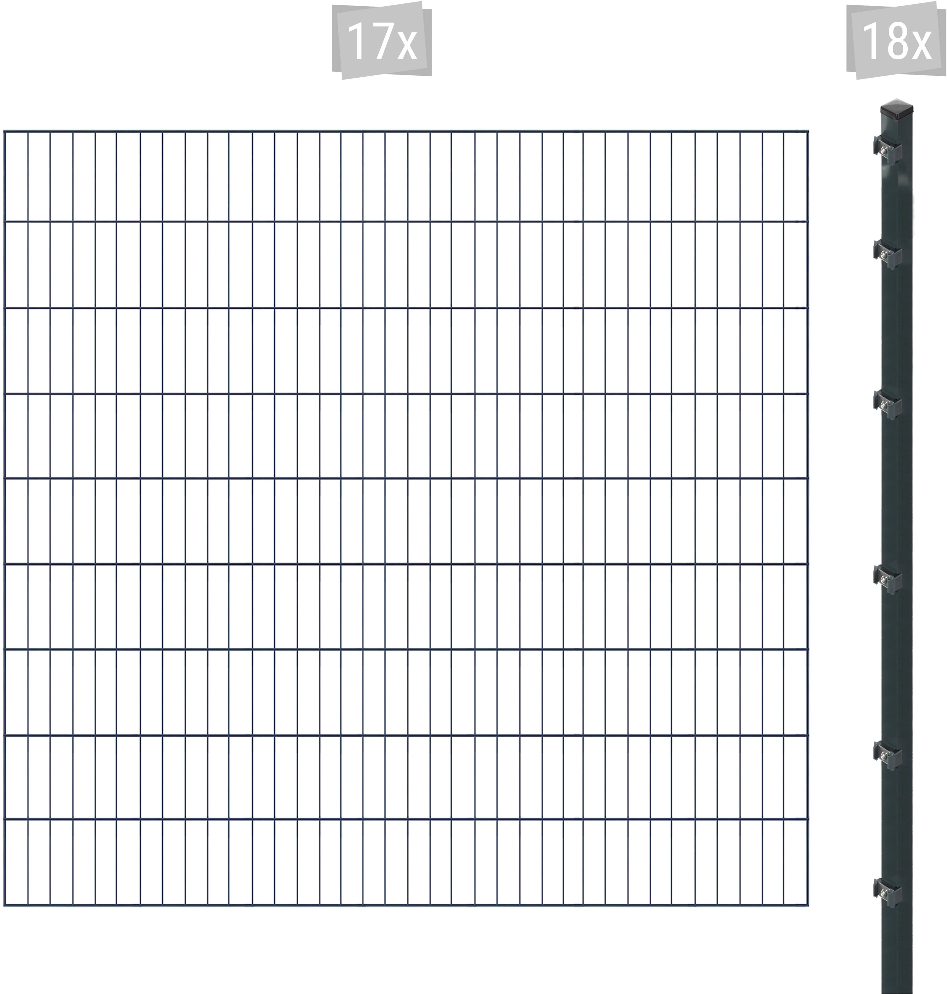 Arvotec Einstabmattenzaun "ESSENTIAL 180 zum Aufschrauben", Zaunhöhe 180 cm günstig online kaufen