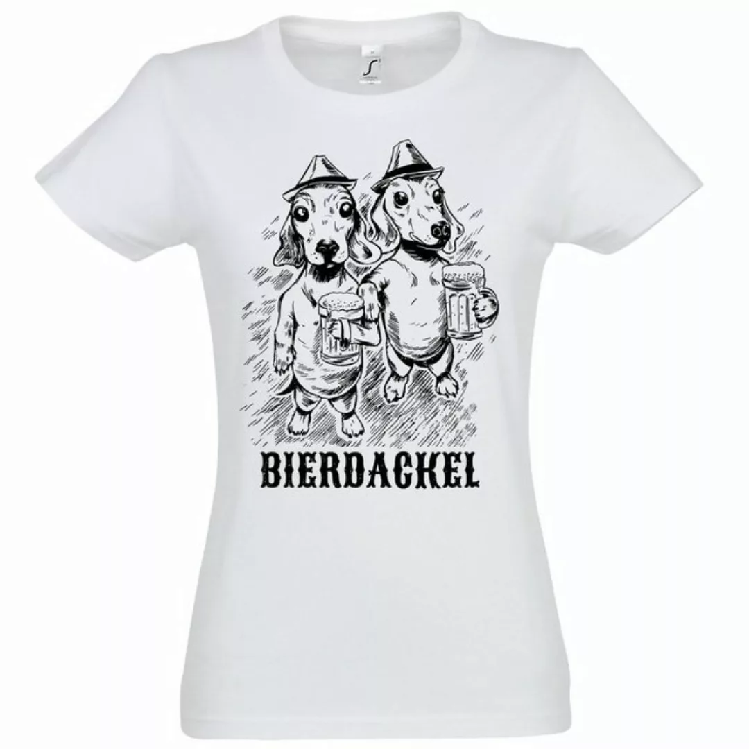 Youth Designz T-Shirt Bier Dackel Damen Shirt mit trendigem Frontprint günstig online kaufen