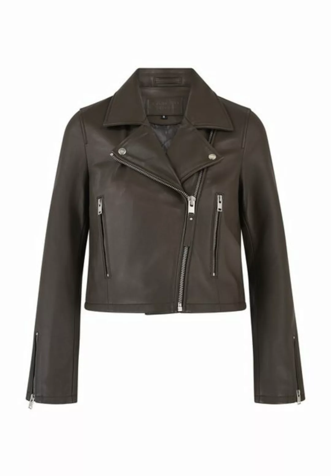 Bolongaro Trevor Bikerjacke MINIMAL BIKER Asymmetrischer Vorderverschluss, günstig online kaufen