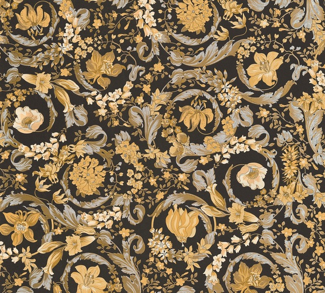 Versace Vliestapete »Wallpaper Versace 5 Floral«, leicht glänzend-gemustert günstig online kaufen