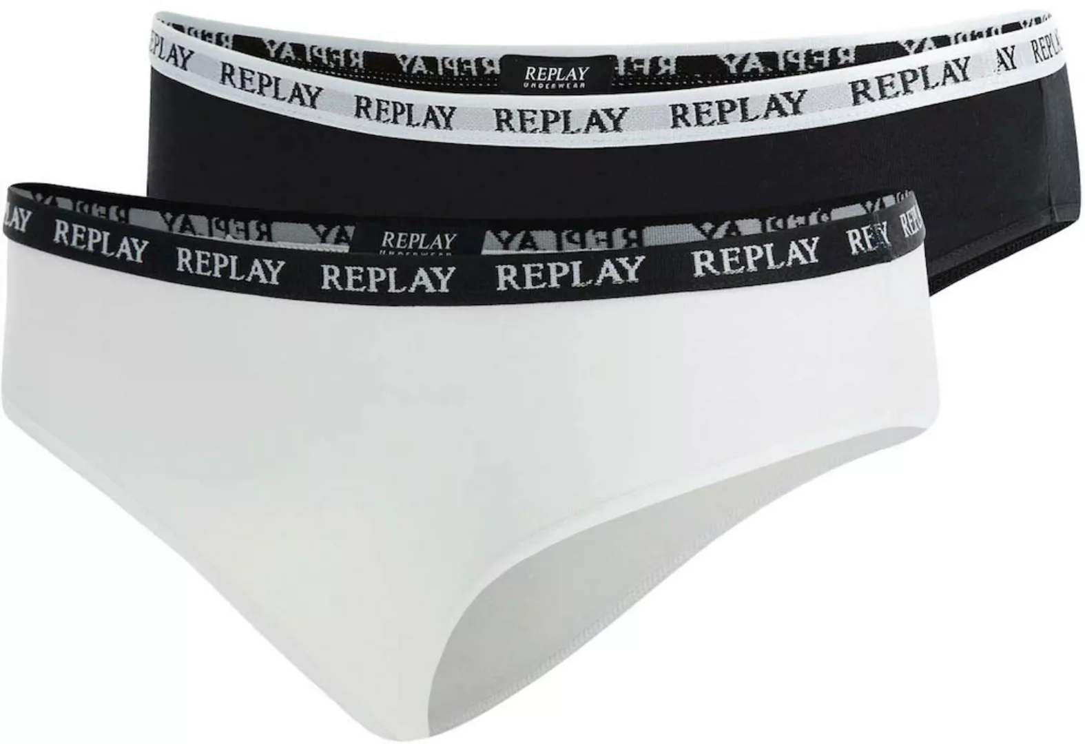Replay Bikinislip "LADY SLIP Style 1 T/C 2pcs waterfall pack", (Packung, 2e günstig online kaufen