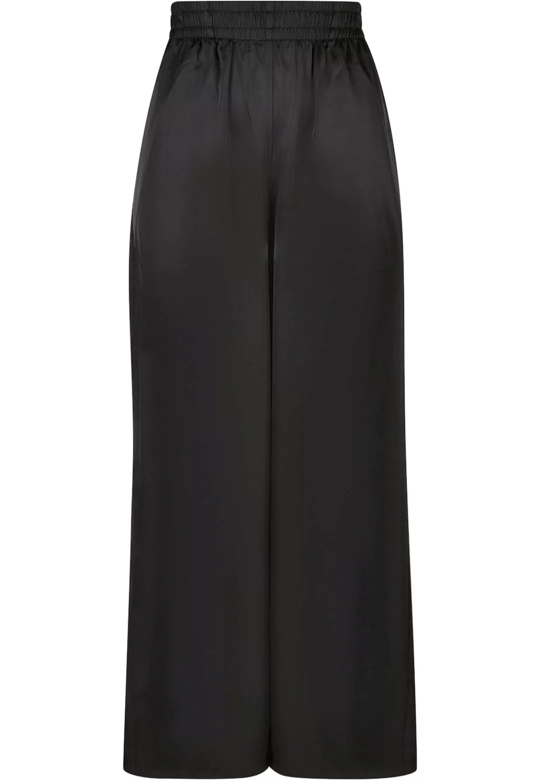 URBAN CLASSICS Stoffhose "Urban Classics Damen Ladies Satin Wide Leg Pants" günstig online kaufen