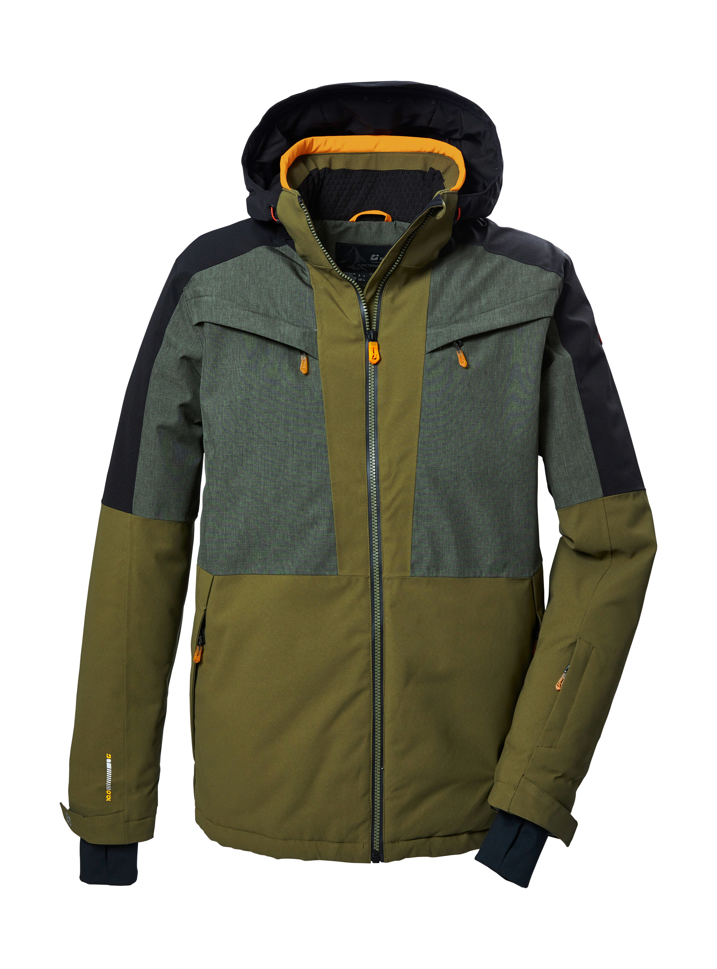 Killtec Skijacke "KSW 407 MN SKI JCKT", Wasserdichte Skijacke mit Colourblo günstig online kaufen