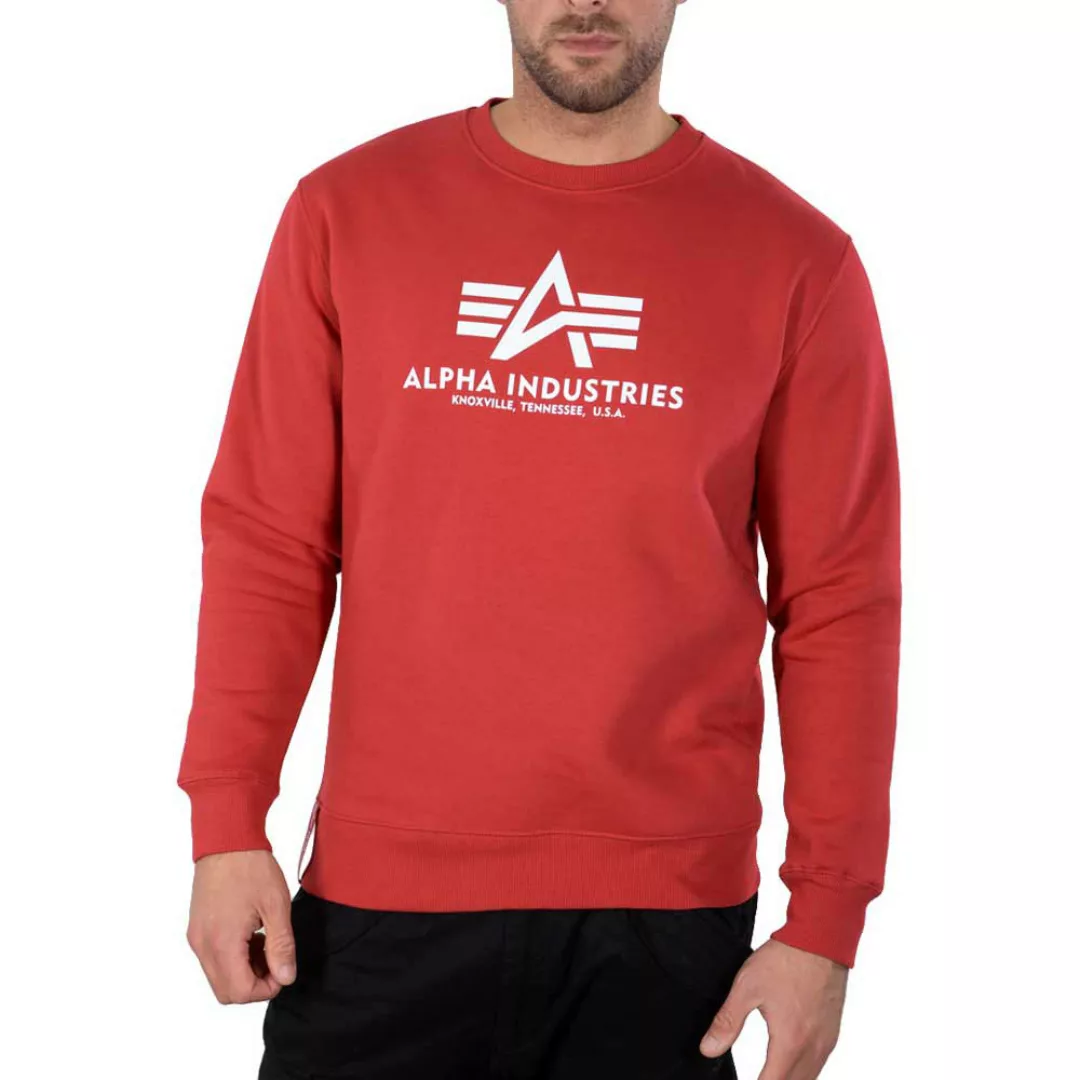 Alpha Industries Basic Sweatshirt 3XL Rbf Red günstig online kaufen