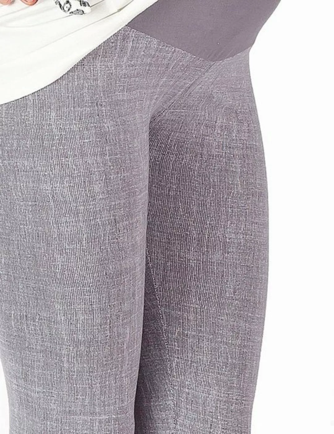 F&K-Mode Umstandsleggings Umstand Hose lang Muster Leggings gekämmte Baumwo günstig online kaufen