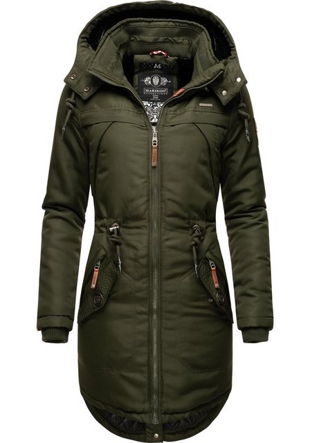 Marikoo Wintermantel "Kamii", sportlicher Damen Winterparka mit abnehmb. Ka günstig online kaufen