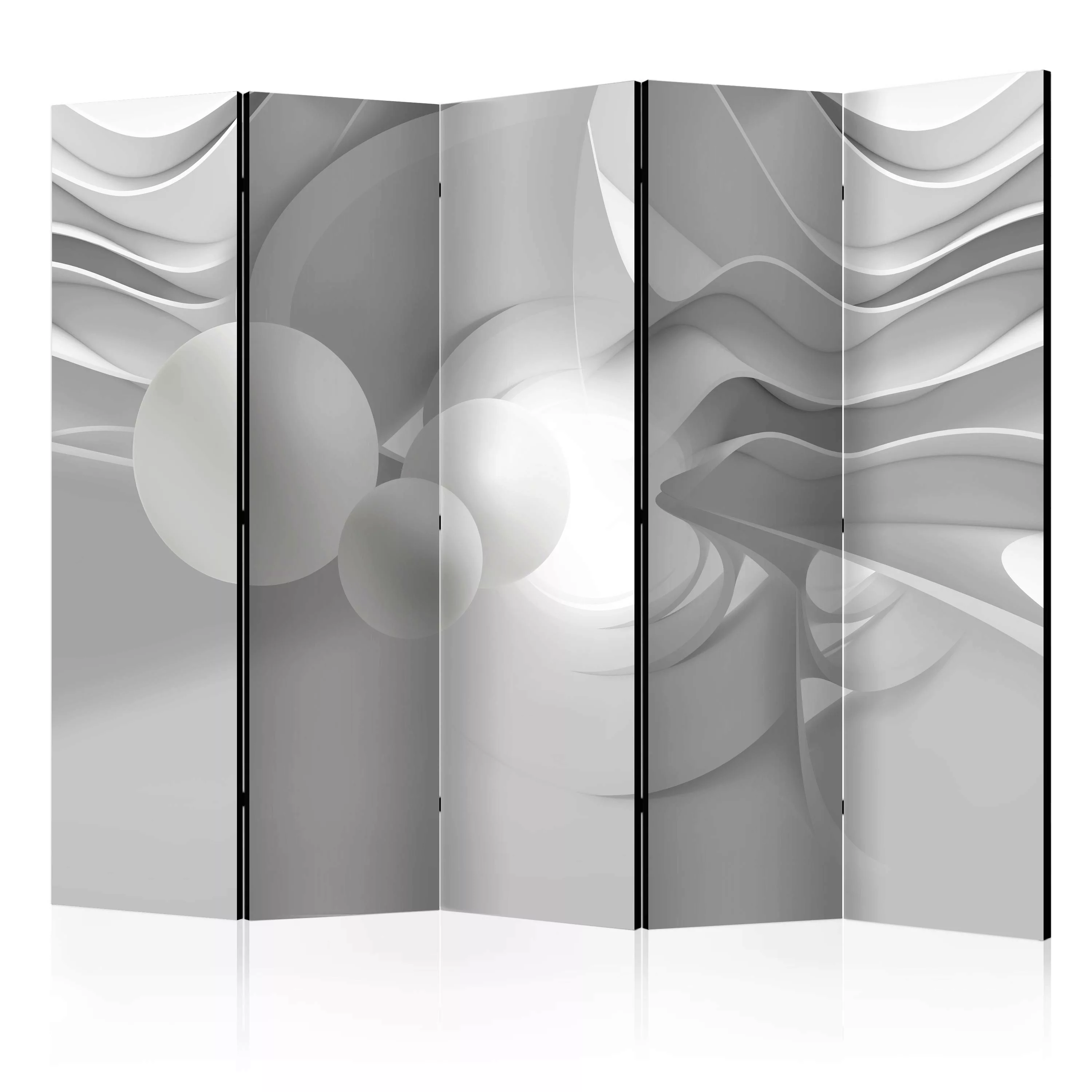 5-teiliges Paravent - White Corridors Ii [room Dividers] günstig online kaufen