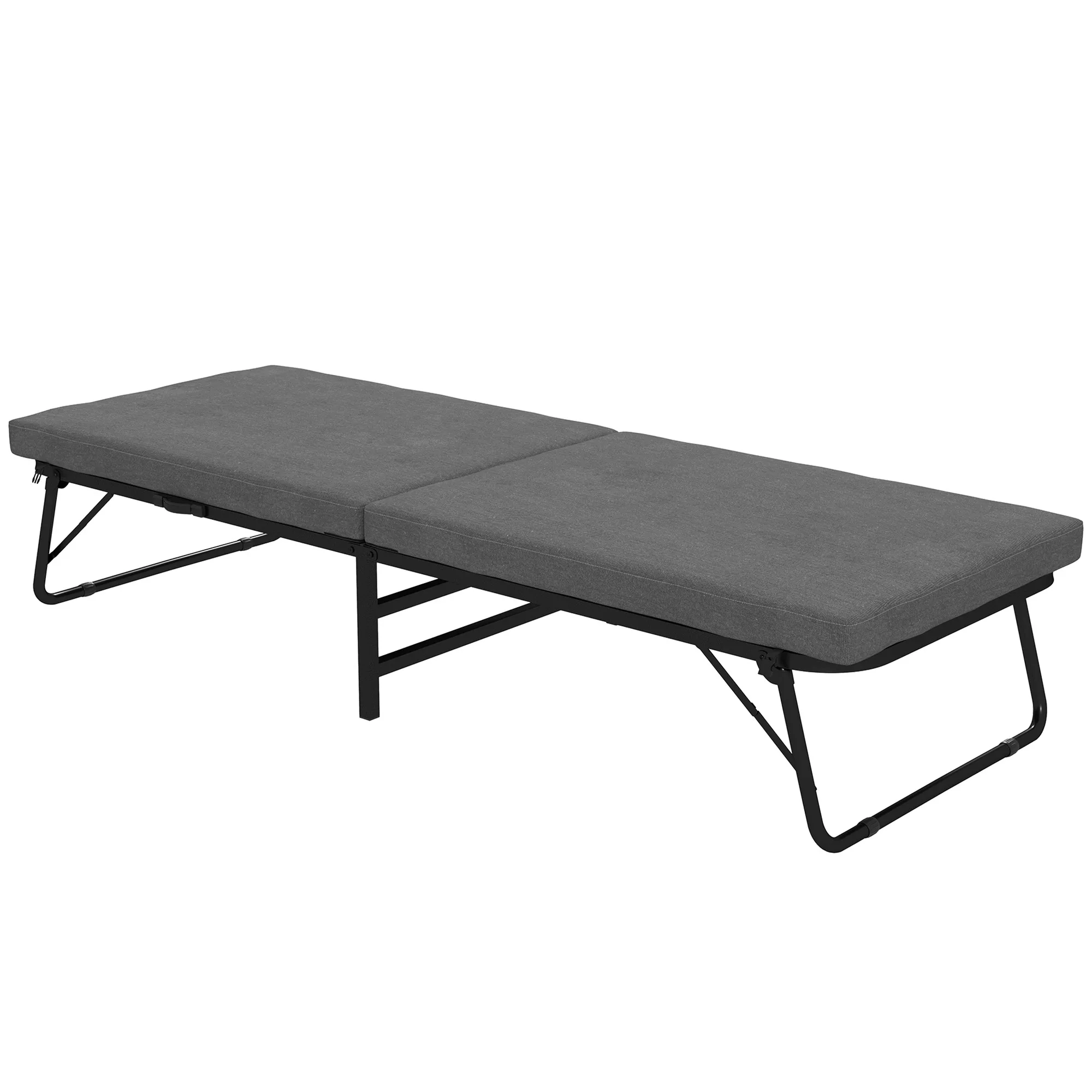 HOMCOM Klappbett 70 x 190 cm Gästebett klappbar mit 7cm Schaumstoff Matratz günstig online kaufen