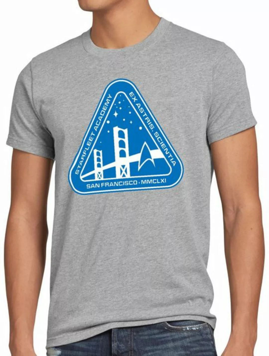 style3 Print-Shirt Herren T-Shirt San Francisco Academy starfleet trekkie günstig online kaufen