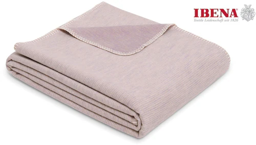IBENA Wohndecke »Wohndecke Lausanne«, in schlichtem Melange-Look günstig online kaufen