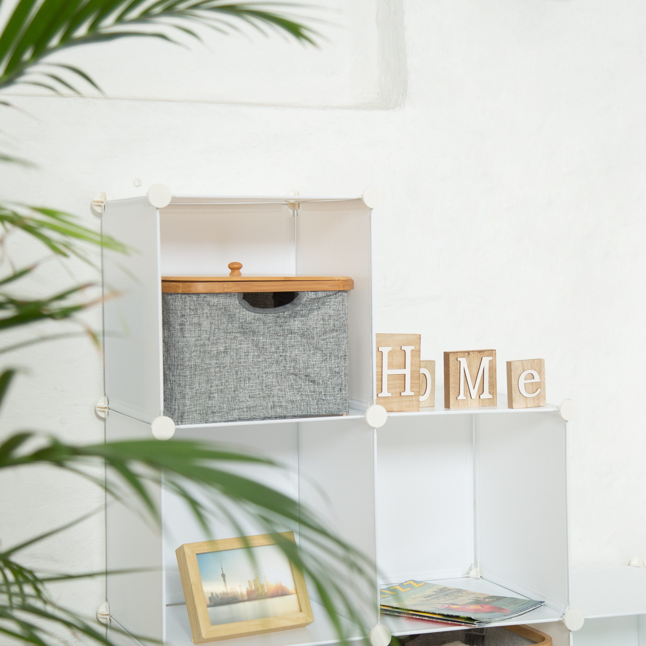 relaxdays Stufenregal 6 Fächer zum Stecke, günstig online kaufen